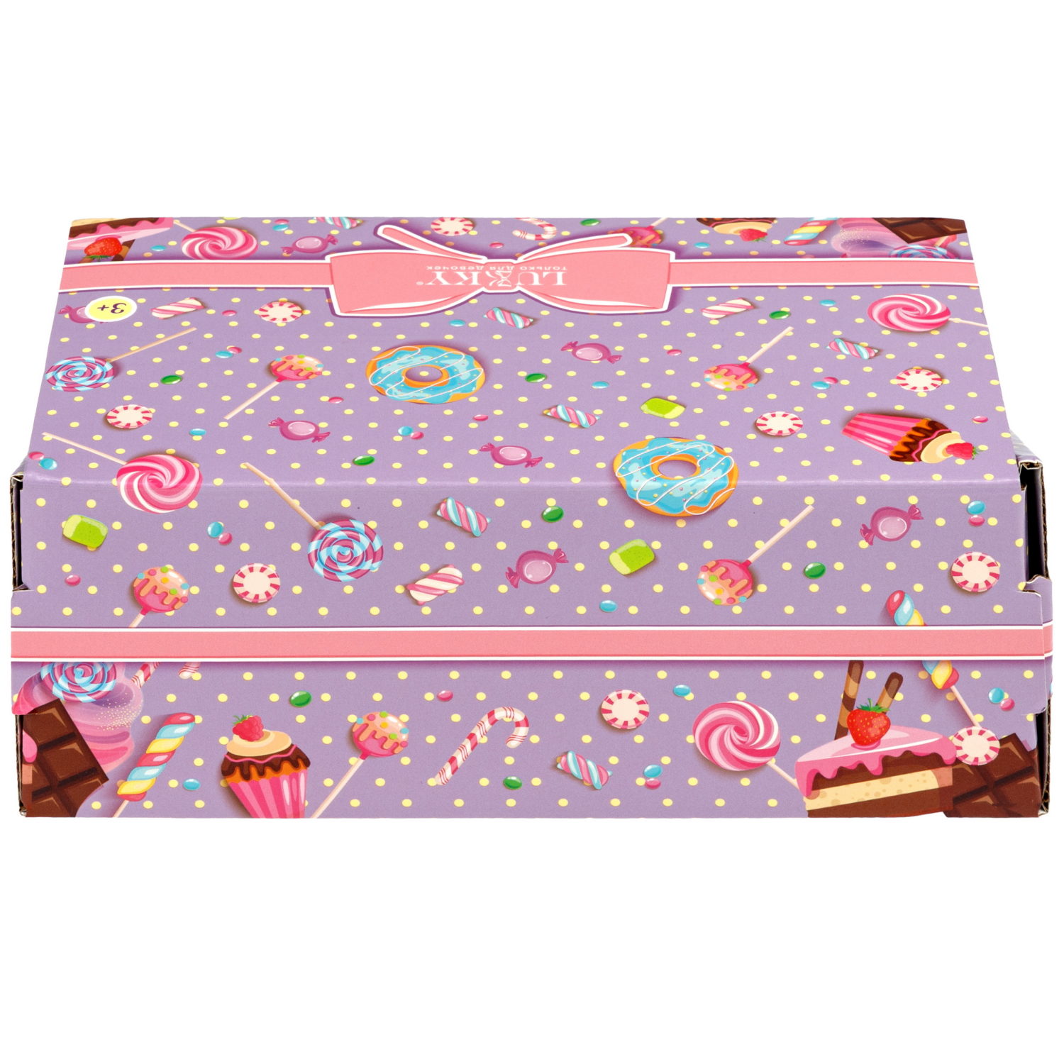 Бальзам для губ детский Lukky Dessert BonBon, супер увлажнение и питание, 5 г, 3 цвета в ассортименте