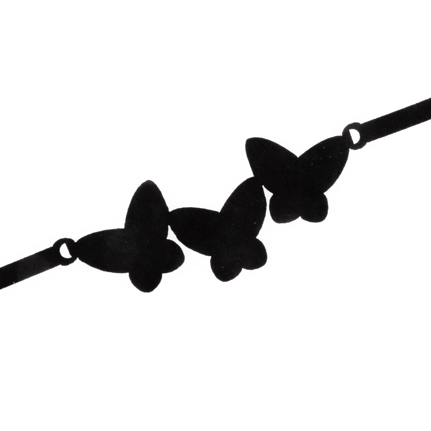 Lukky Fashion набор из трех чокеров с бабочками,карта