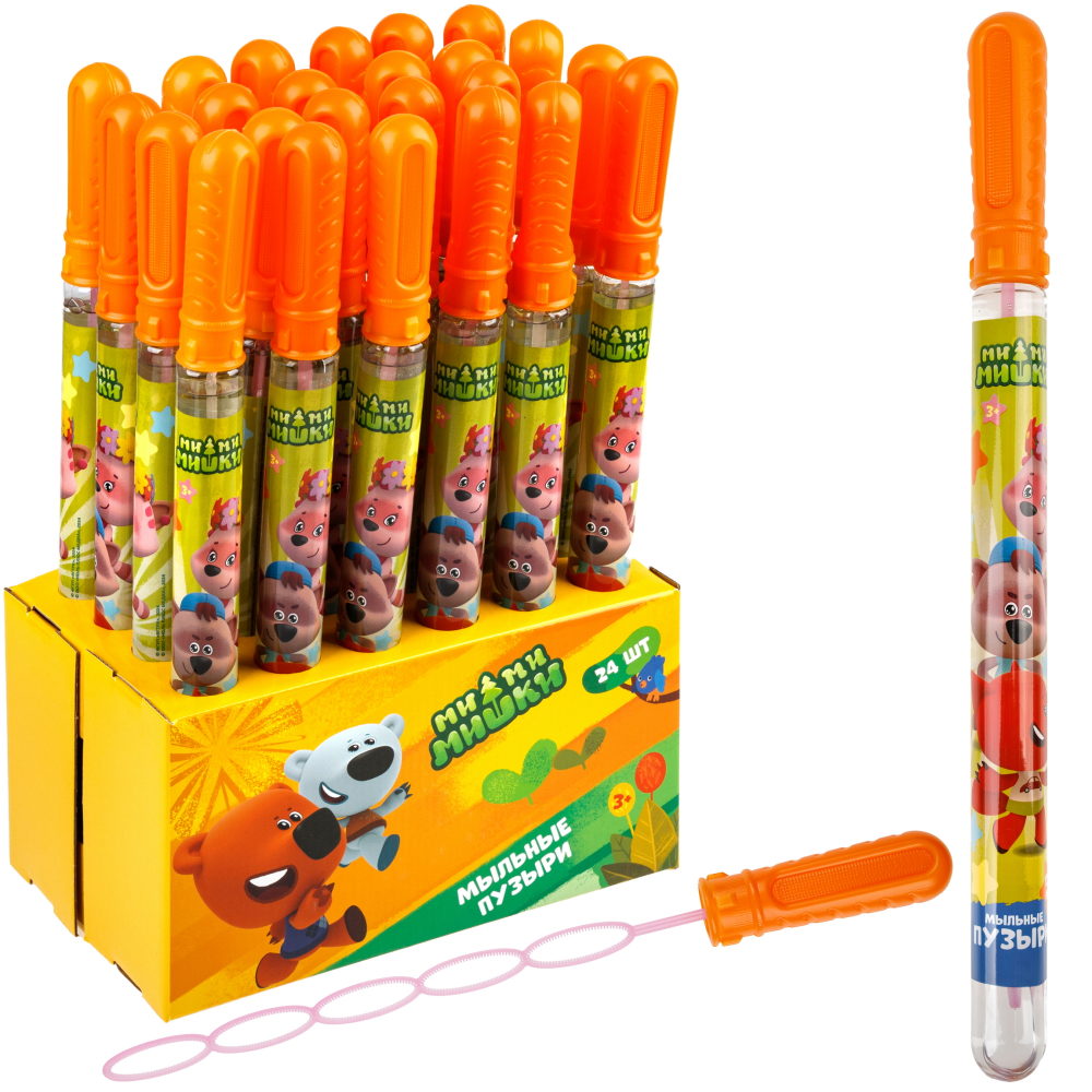 1TOY Ми-ми-мишки, мыльные пузыри, 120 мл