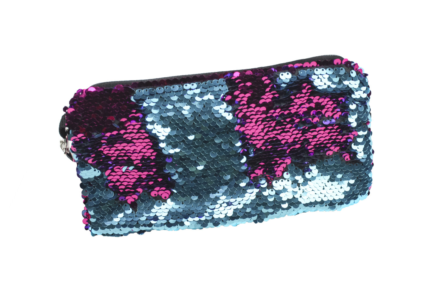 Косметичка LUKKY с пайетками с двух сторон, 3 цвета на выбор