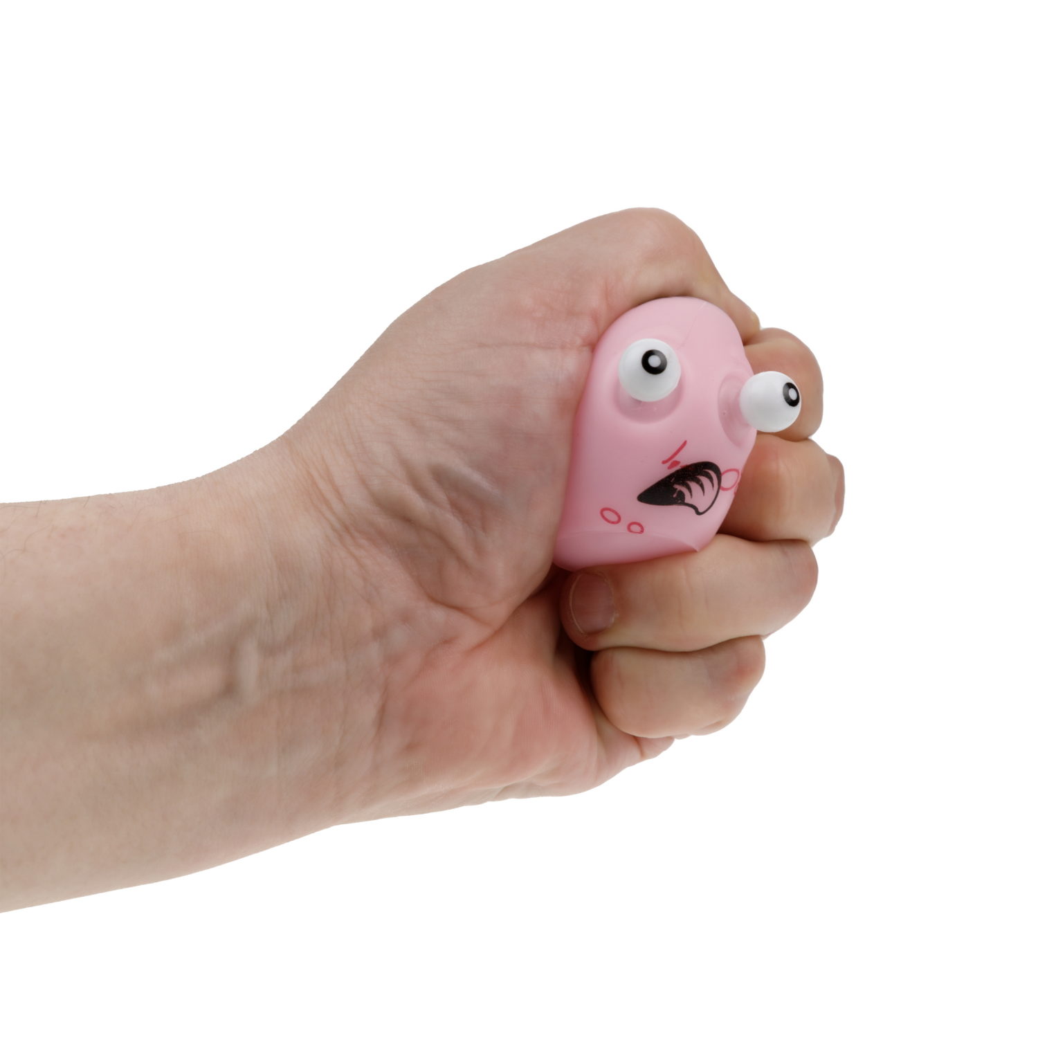 1toy Пучеглаз-антистресс "Зомби" 5,5х5x4,7 см, 4 вида в асс., 12 шт. в д/б