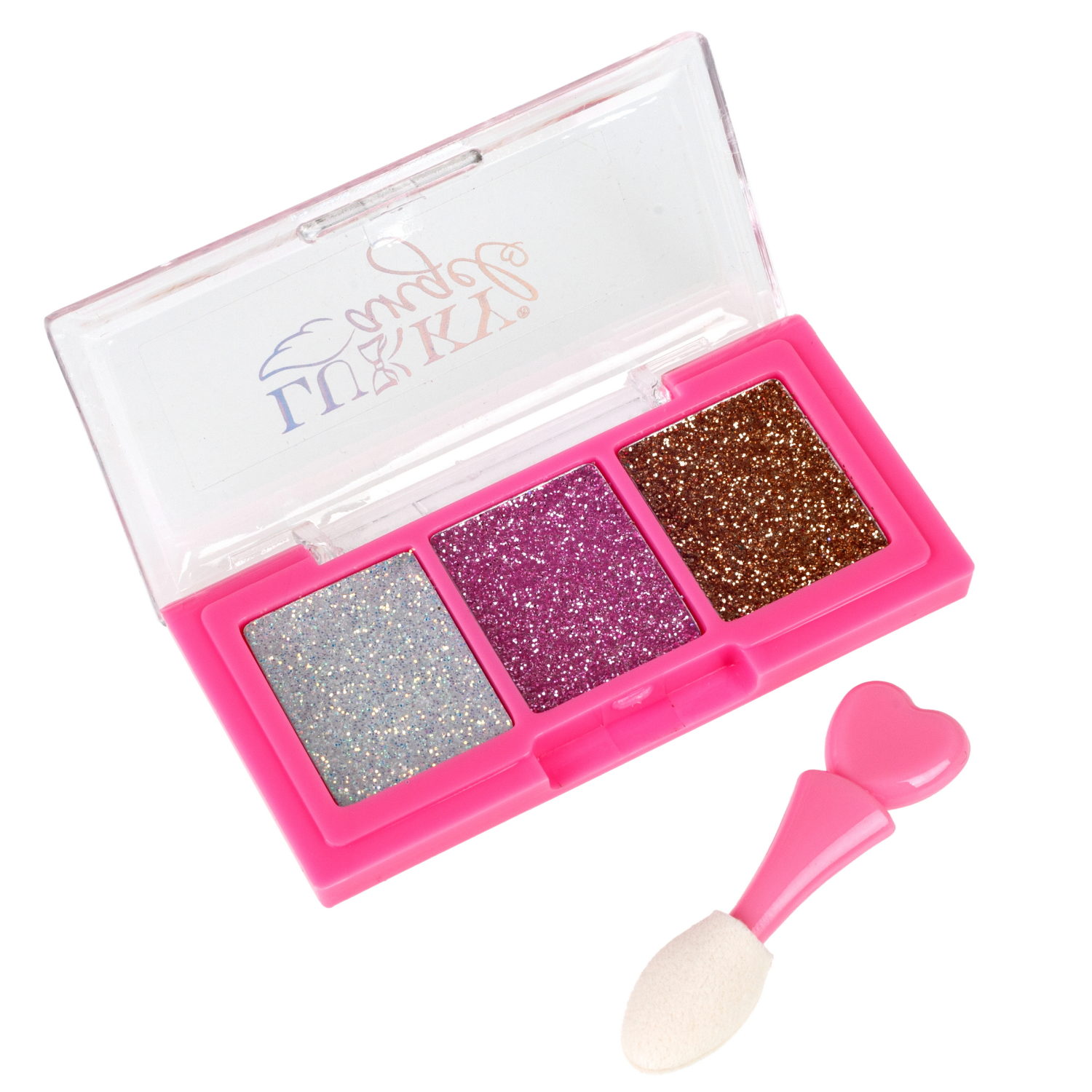 Lukky Angel набор Мечты Единорога: лак для ногтей, смываемый водой, гель-тени для век с блёстками, блеск для губ, пилочка для ногтей, аппликатор, колечко, стразы для лица
