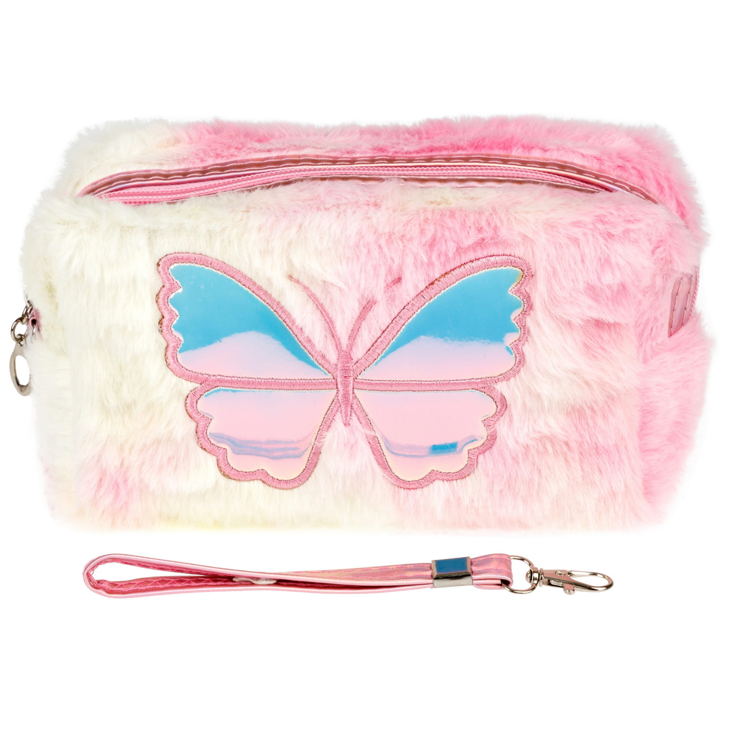 Косметичка плюшевая Lukky Fly High, 18*10*8 см