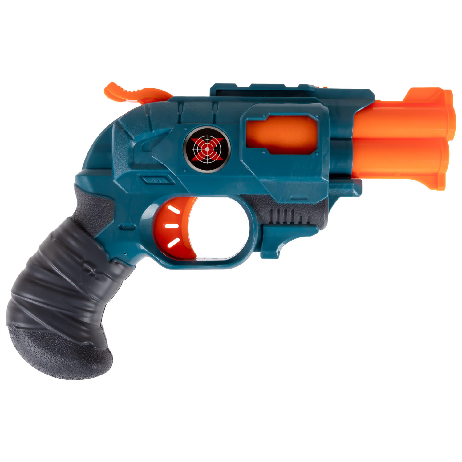 1toy Funmax "M02" бластер механический, 2 ствола, в комплекте 6 EVA снарядов