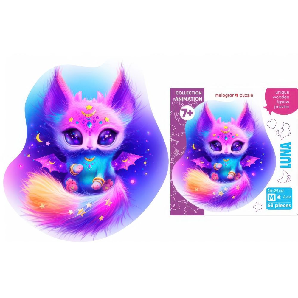 Пазлы Collection Animation Кошечка Луна, 63 детали