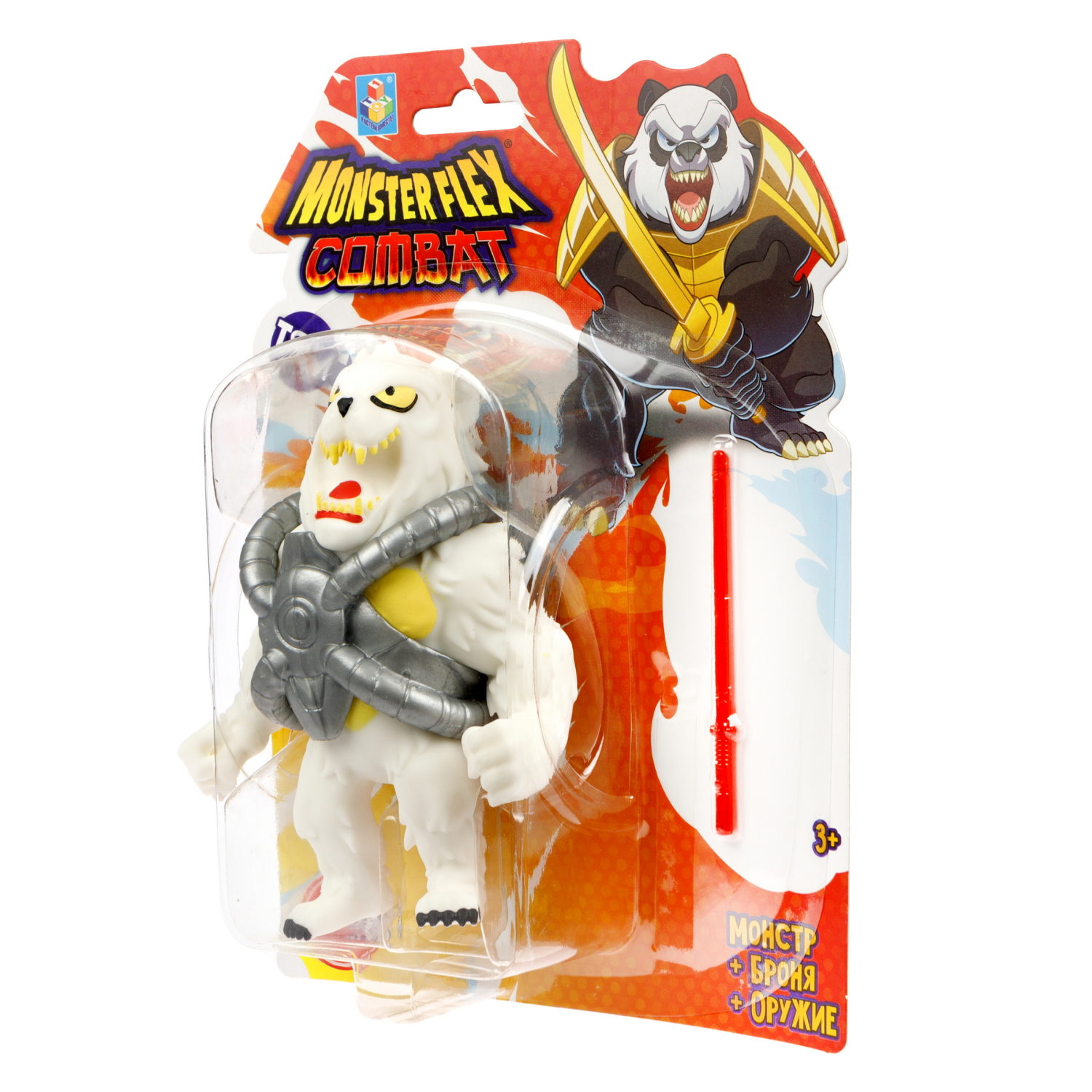 Тянущиеся фигурки 1TOY Monster Flex Combat Космический Оборотень, монстр тянучка, 15 см