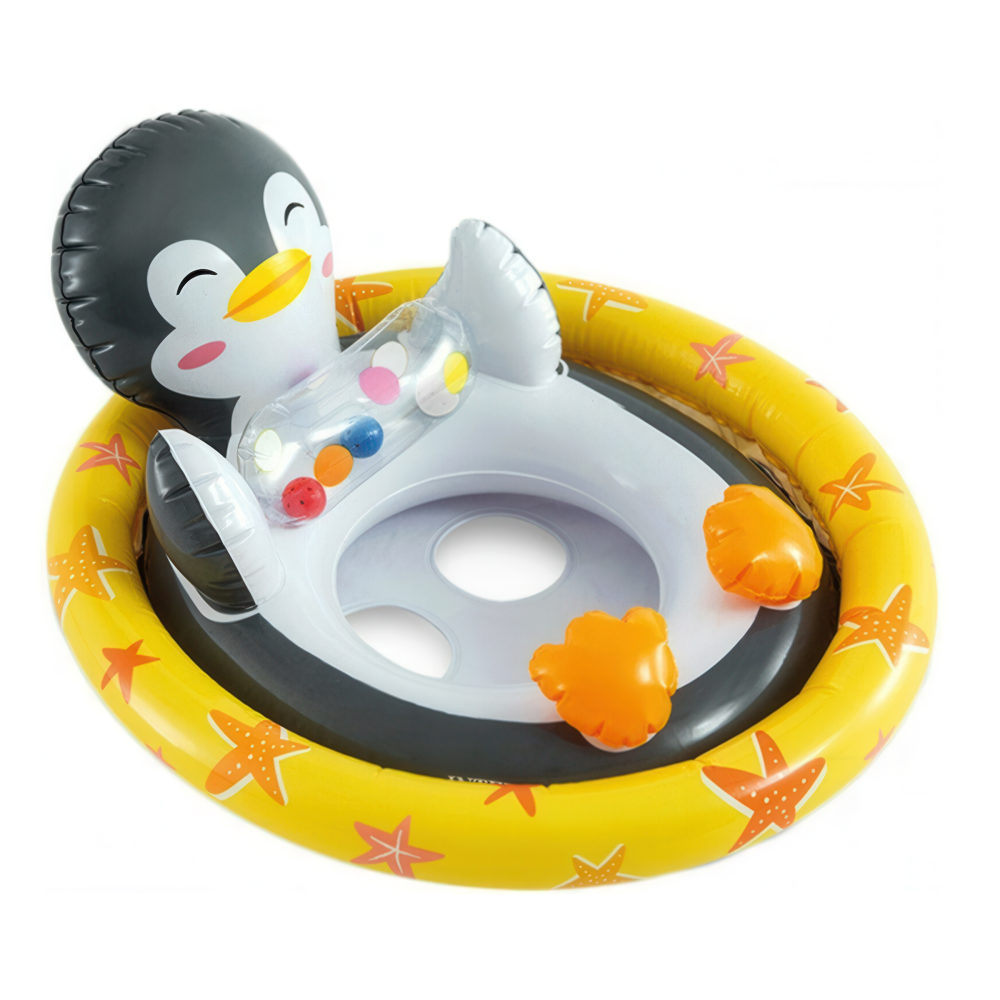 Круг для плавания детский с сидением Intex Пингвин, 3 - 4 года