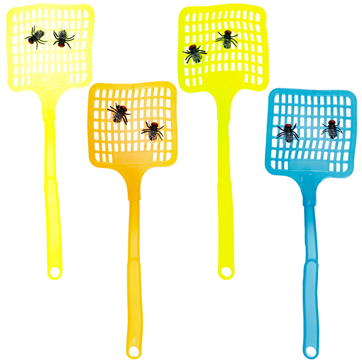 Игрушка-антистресс 1TOY Мухобойка, 19х6,5 см, 4 цвета в ассортименте