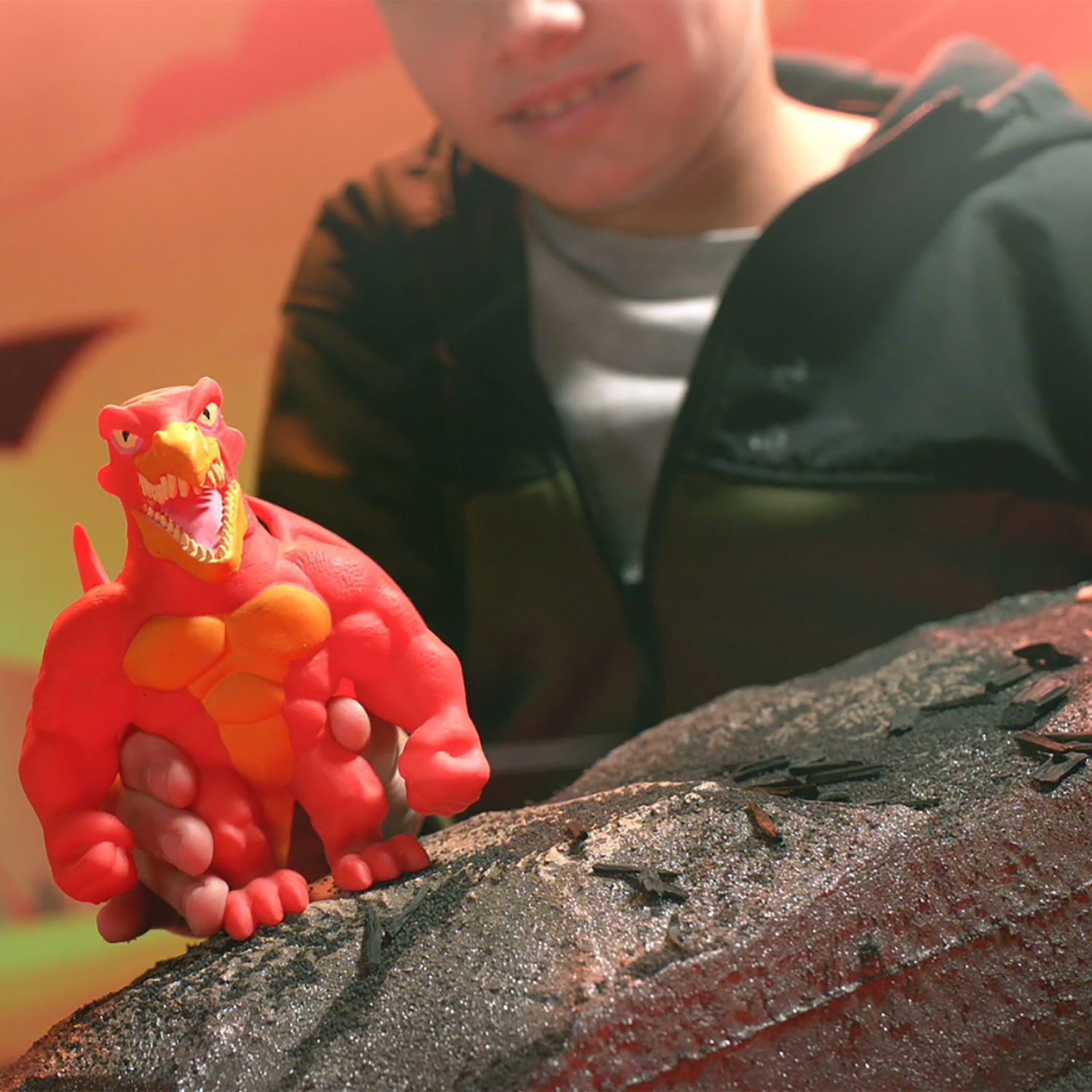 1TOY MONSTER FLEX DINO, тянущиеся фигурки 14см, 14 видов в ассортименте