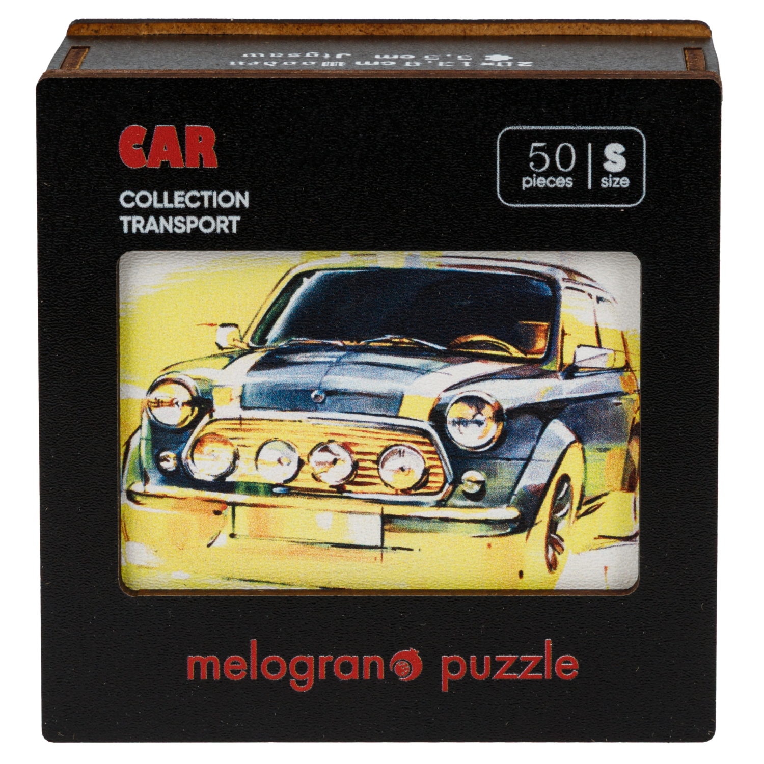 Деревянные пазлы CollectionTransport Мини автомобиль, 50 деталей, 20х13,9 см