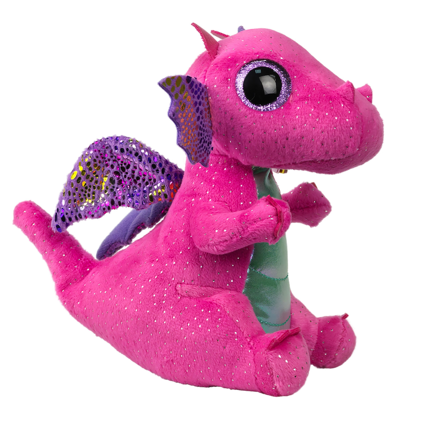 Мягкая игрушка TY Beanie Boo's розовый дракончик Spitfire, 15 см