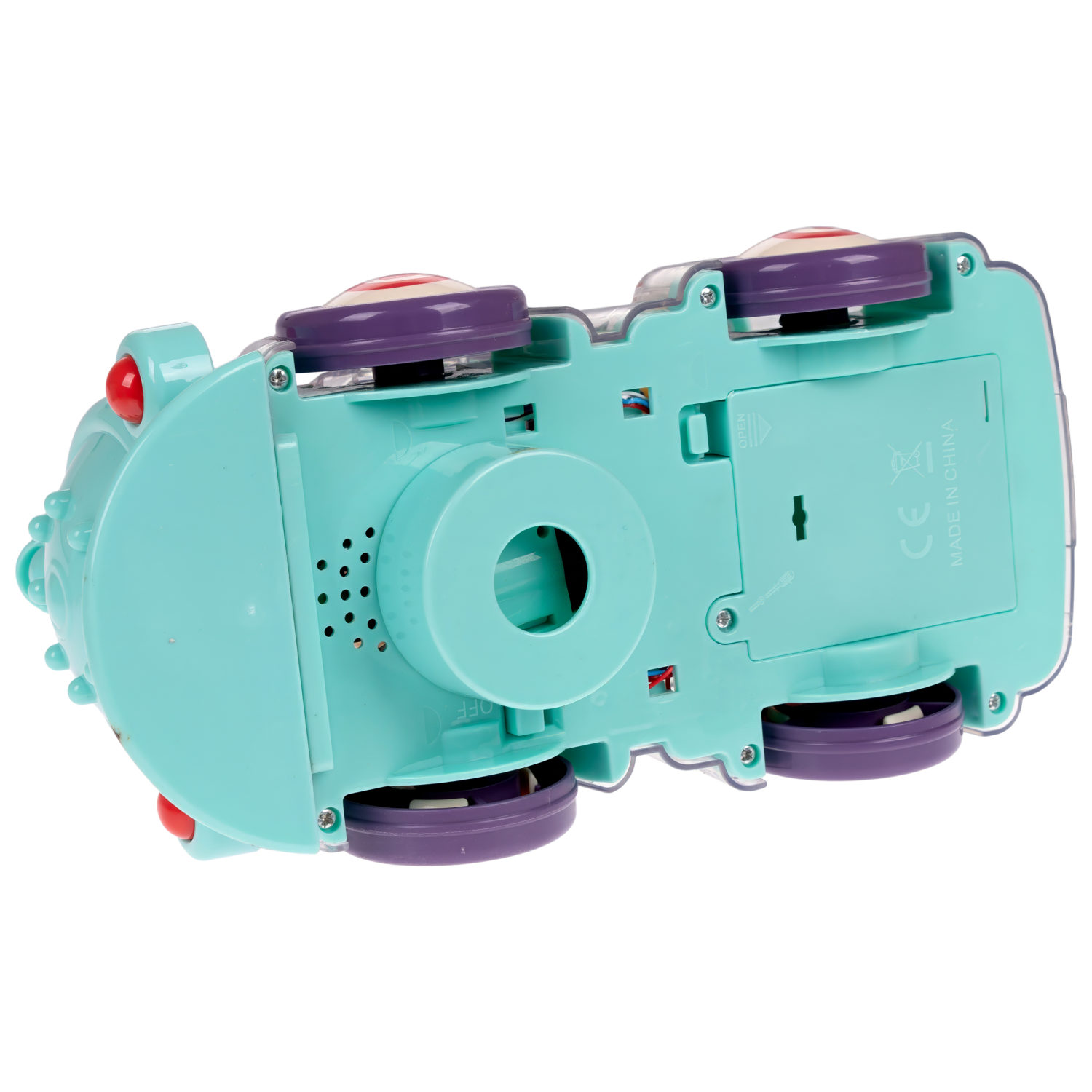 Игрушка прозрачная с шестеренками 1TOY Движок «Локомитив», со светом и звуком, 1 шт.