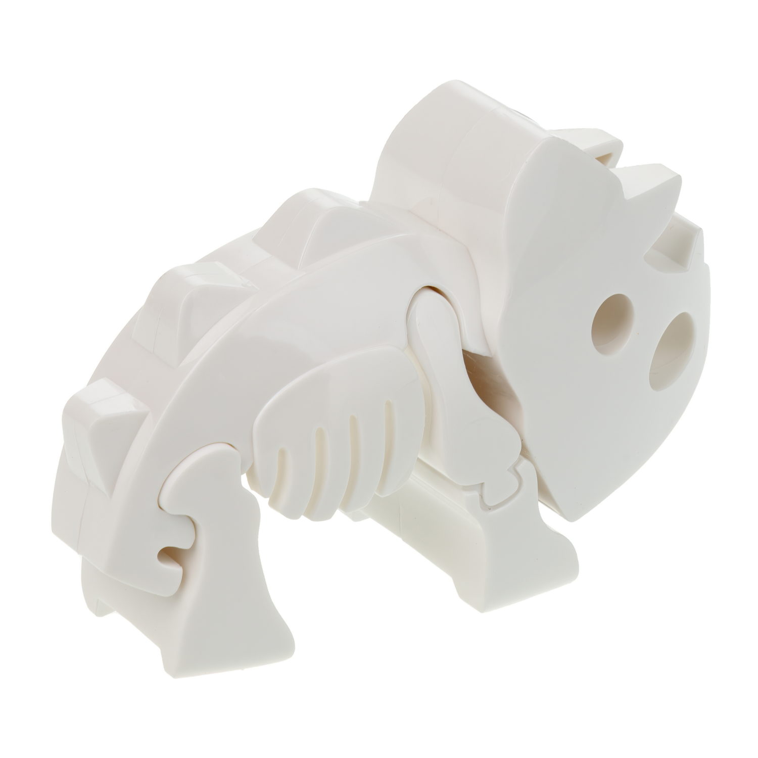 Игрушка динозавр 1TOY 3Dino Magnetic Трицератопс, сборный, с магнитом, для развития моторики и сил рук, цвет в ассортименте