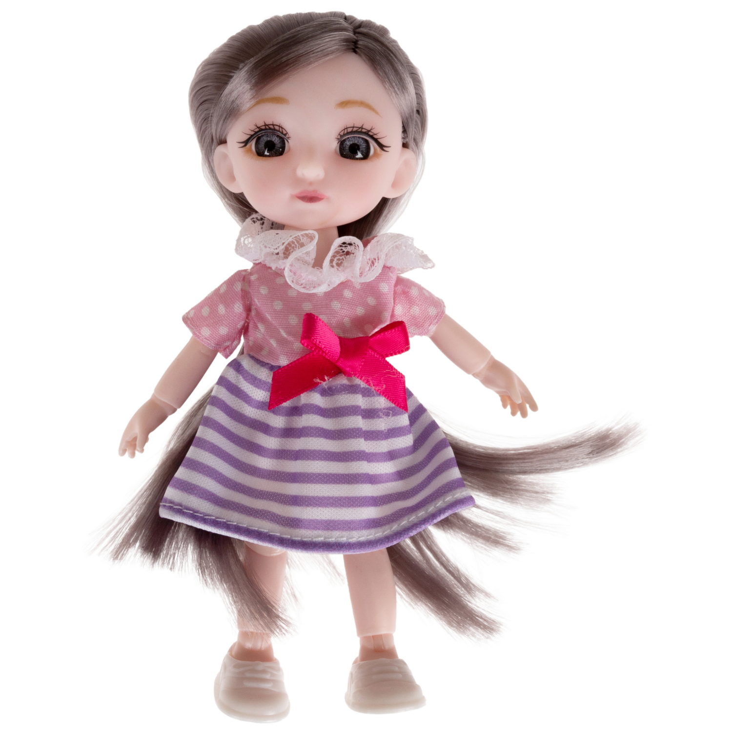 Alisa Kawaii mini, набор "Спальня", кукла 15,2 см