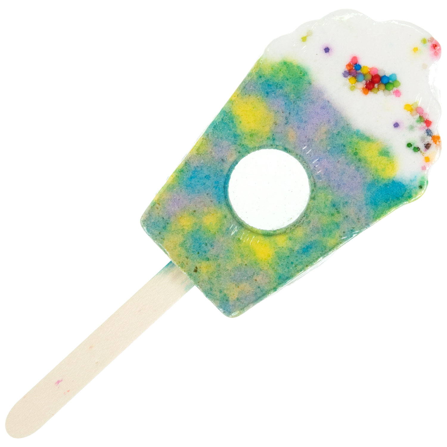 Lukky Angel LolliBomb Бомбочка для ванны и мыльные пузыри 2 в 1, Капкейк, 115 гр, мультцвет