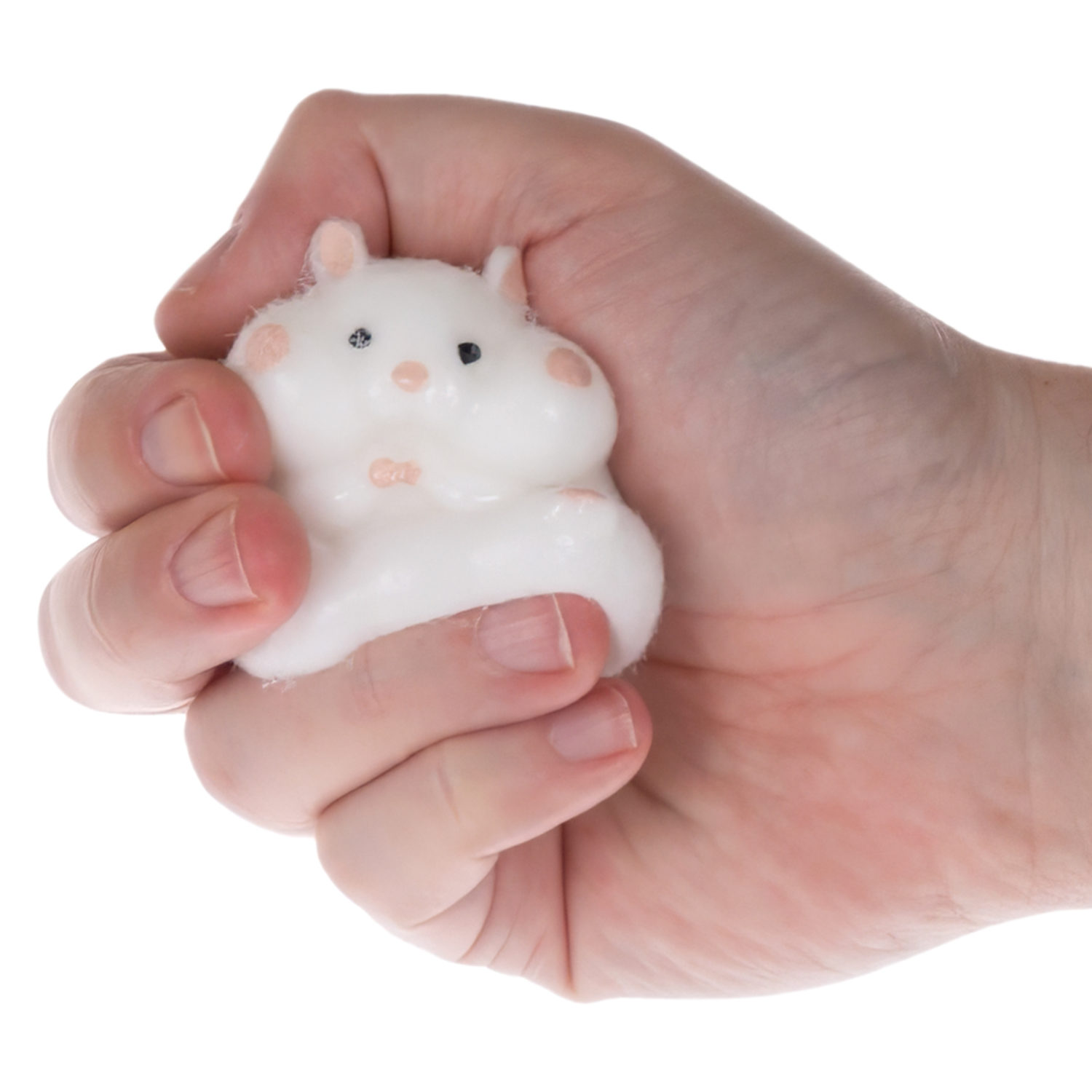 Таба сквиш 1TOY Крутой замес Пушок,  Хомяк, 7х5,5х3 см