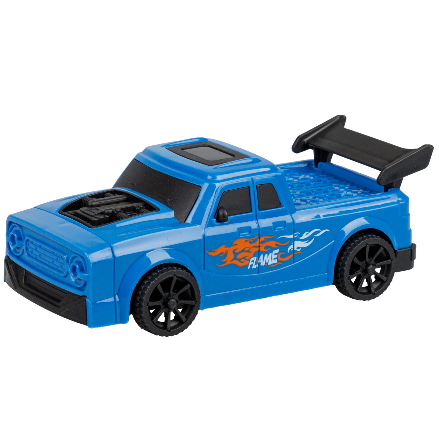 Машинка на пульте управления 1TOY Драйв Спорткар, 1:35, 27 МГц, 2 канала, синяя/зеленая