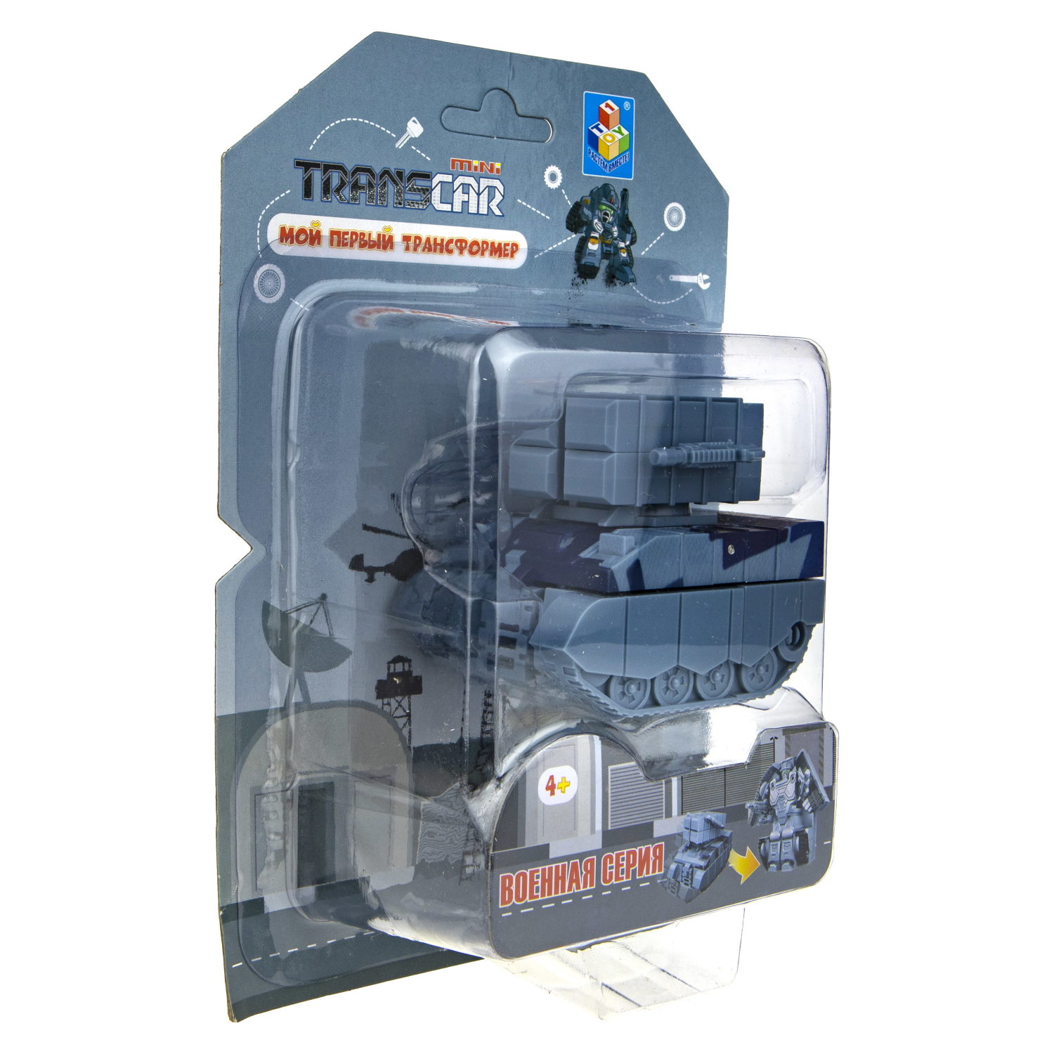 1toy "Мой первый трансформер: военная серия" (собирается в зенитный комплекс, 6 см, блистер)