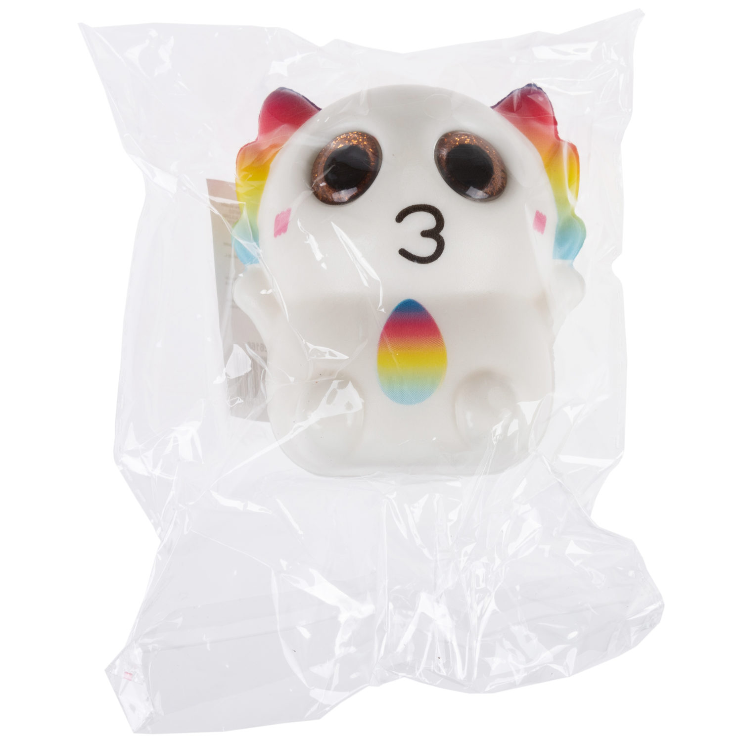 Глазастый сквиш 1TOY Аксолотль, игрушка-антистресс для рук, жмякалка, 9х7,8 см