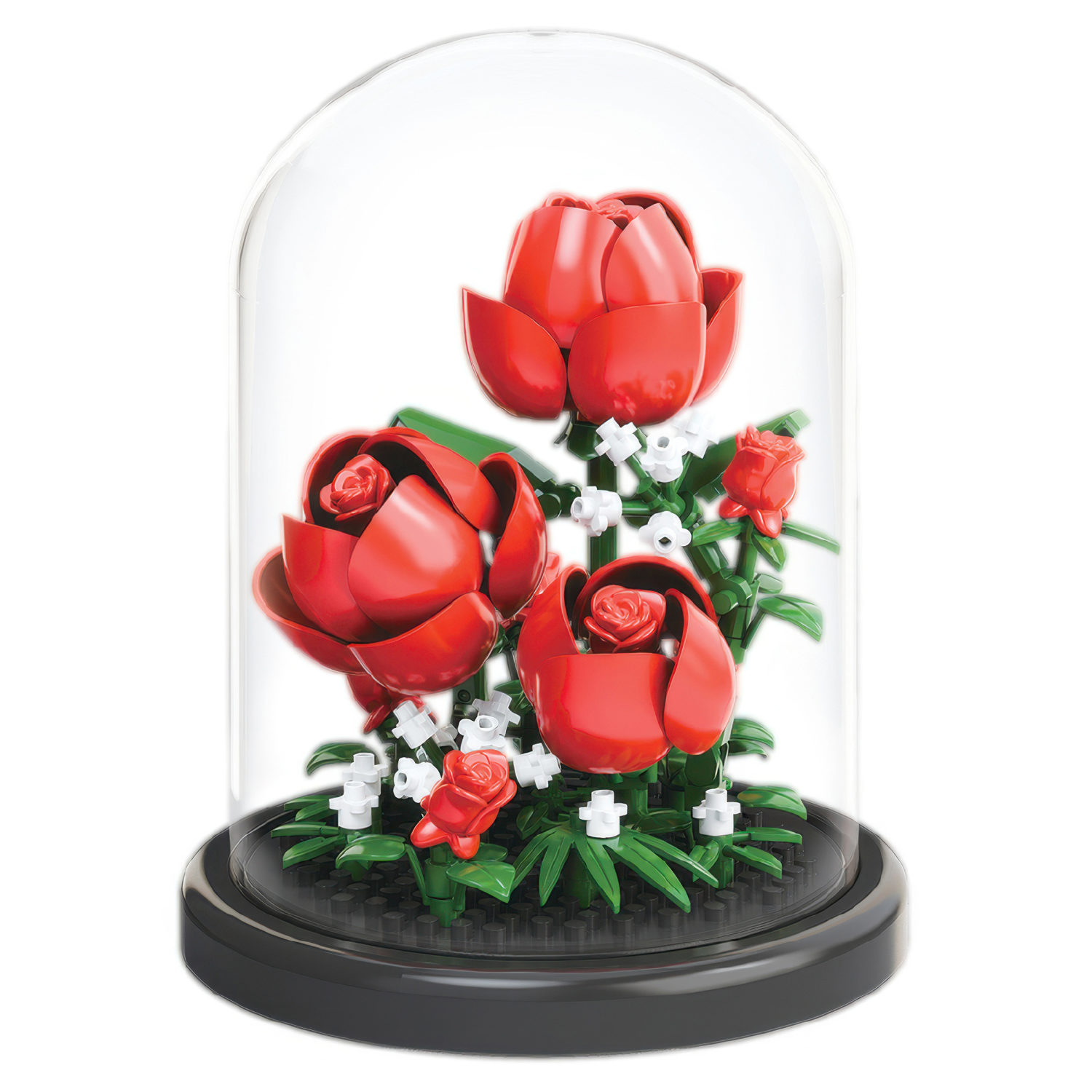 Конструктор 1TOY Blockformers Цветочная коллекция "Розы", в колбе, 151 деталь