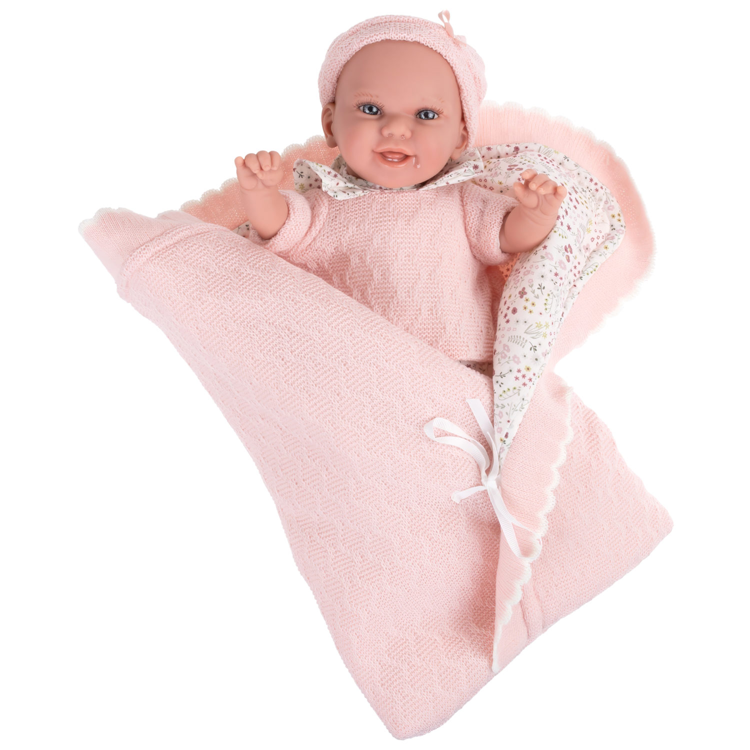 Испанская кукла для девочки Arias reborn, мини реборн, пупс, реалистичная, мягкая, мягконабивная, 35 см