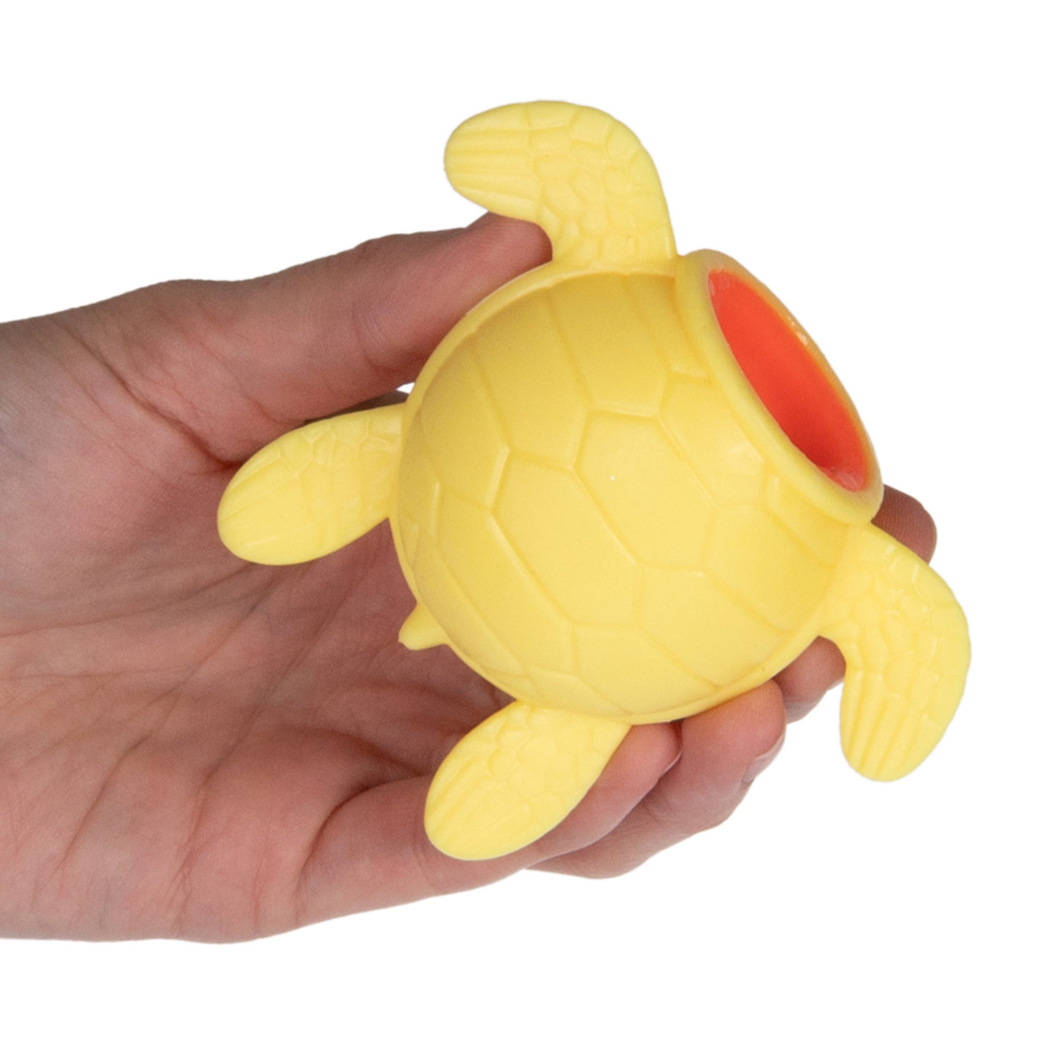 1TOY Жмяка "Выскочка. Черепаха" 9х6,5х6,5 см, жёлтая