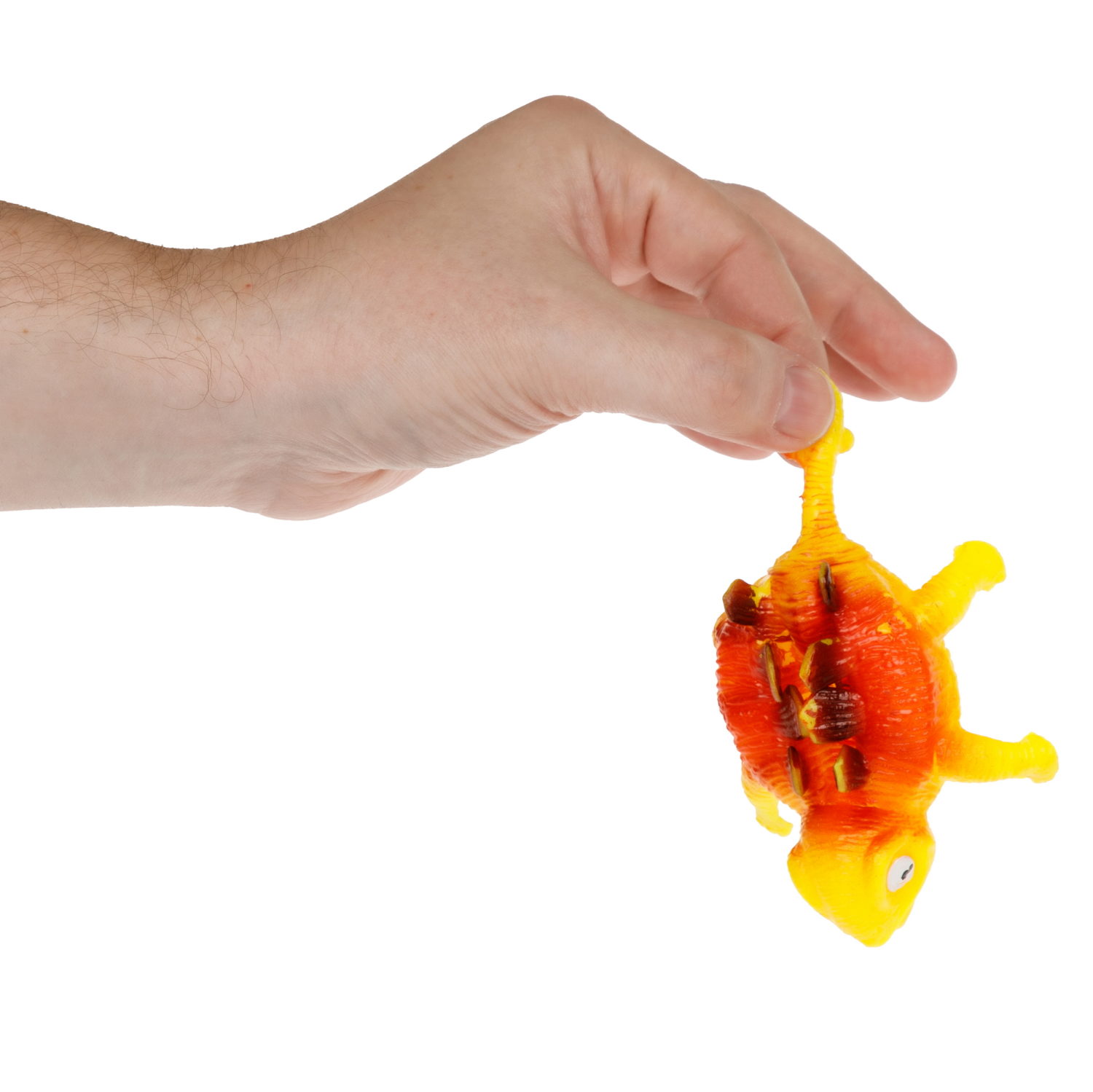 Игрушка ДУТИКИ 1TOY Динозавры, максимальный размер 30 см, 4 вида, жёлтый