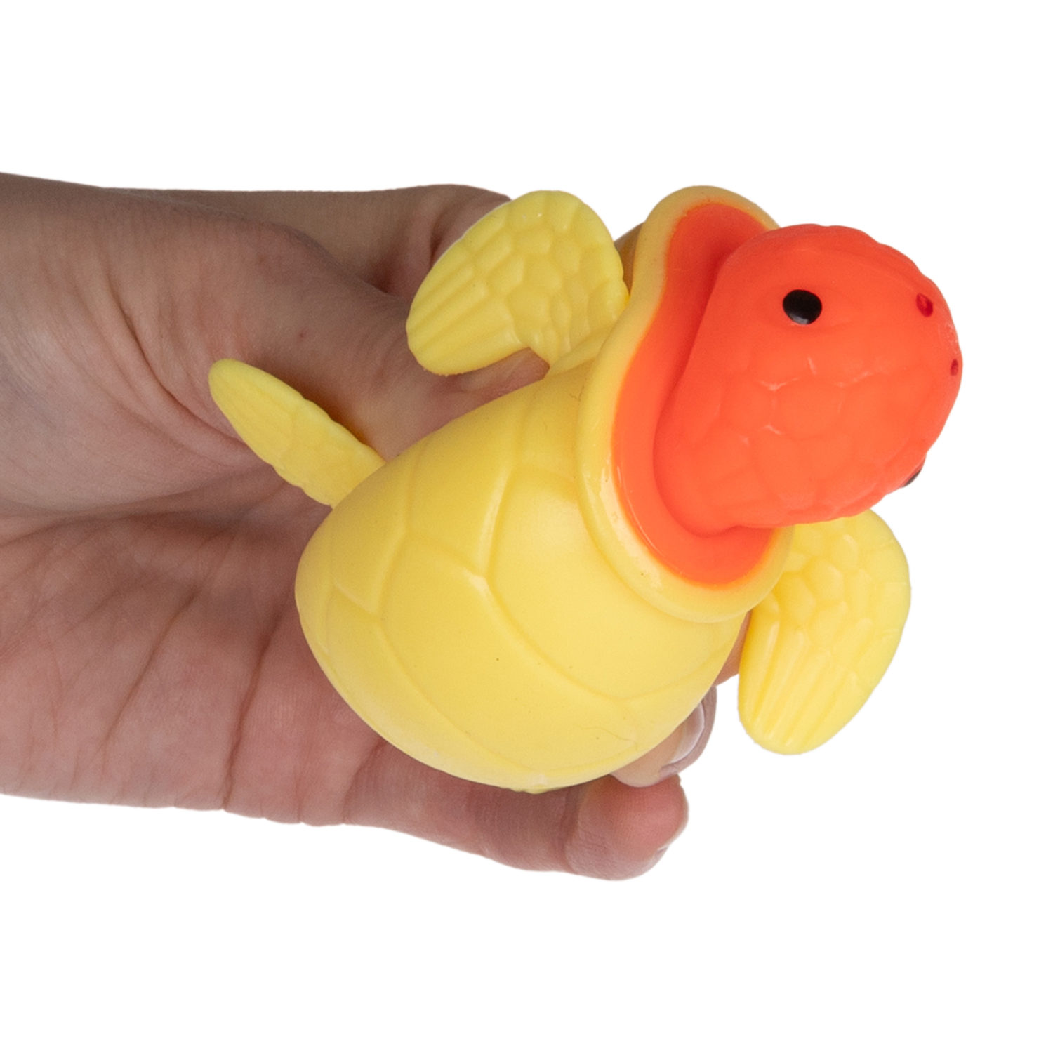 1TOY Жмяка "Выскочка. Черепаха" 9х6,5х6,5 см, жёлтая