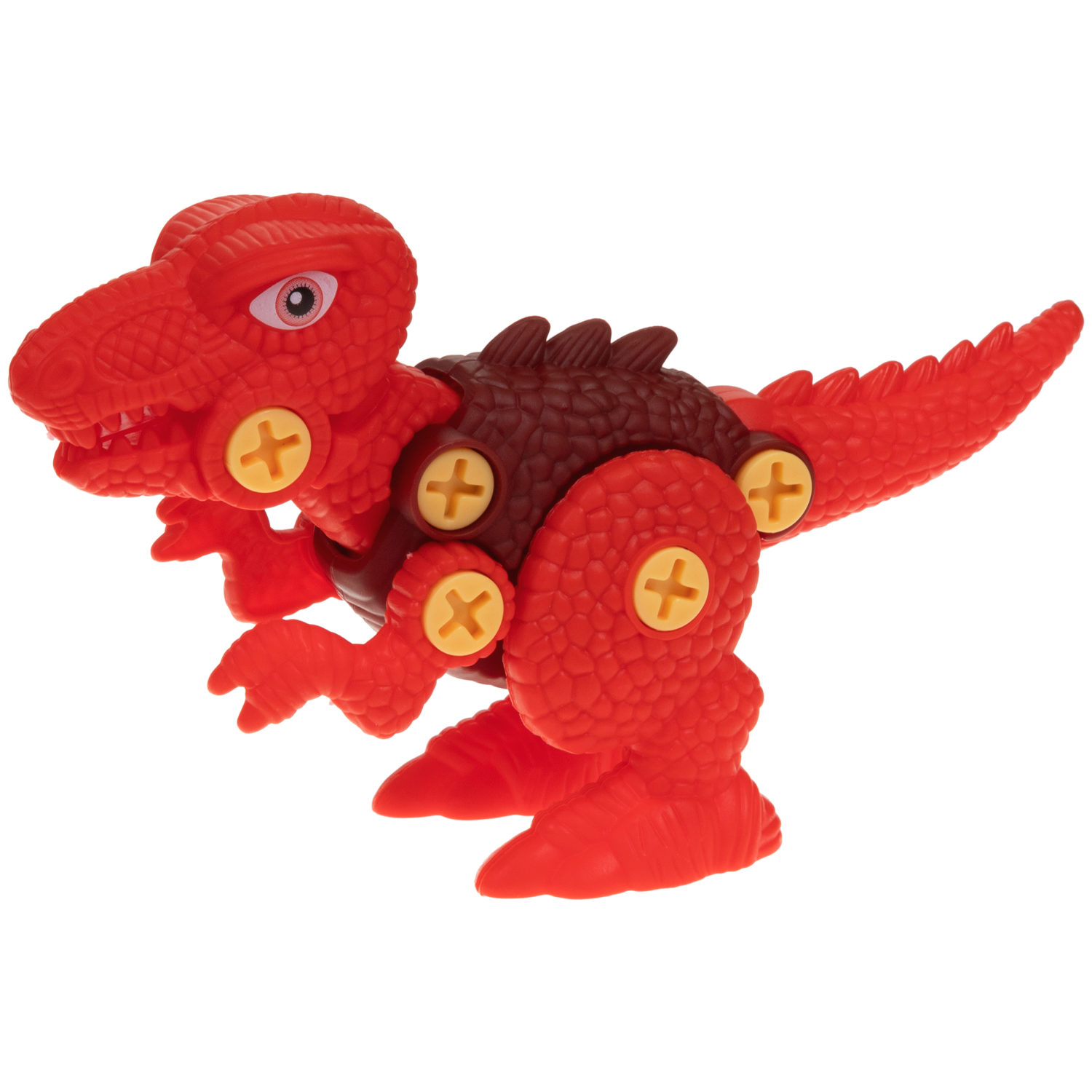 Конструктор 1TOY Динопарк "Гигантское яйцо с динозавром", с отверткой, винтовой, велоцираптор