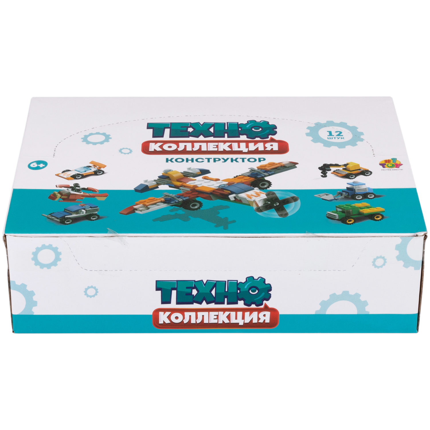1Toy Blockformers "Техно коллекция" (д/б 12 шт., в асс. 6 видов, коробка)