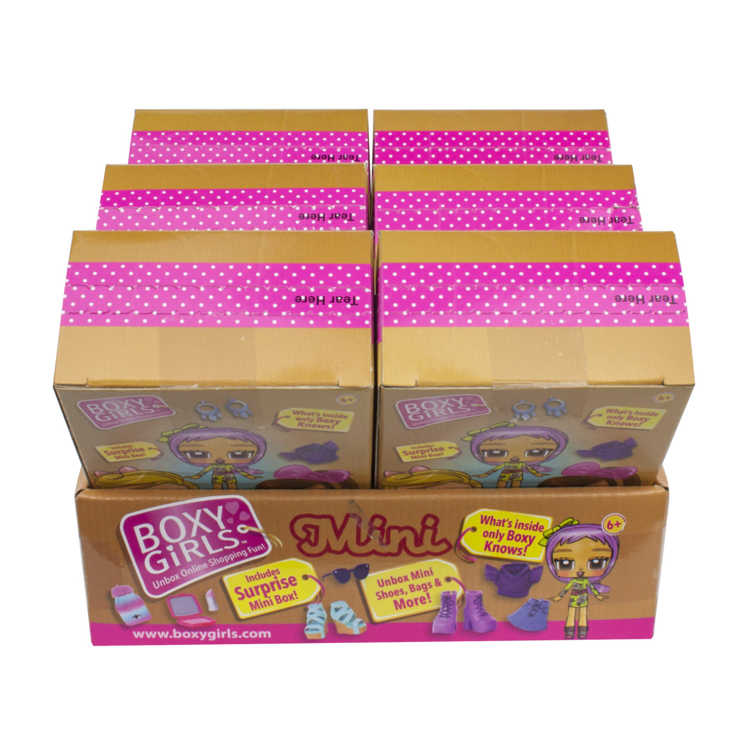 Кукла Boxy Girls MINI 8см с аксессуарами, 6 видов.