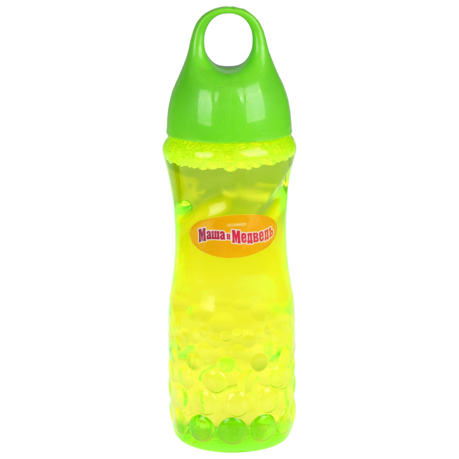 Мыльные пузыри 1TOY Маша и медведь, Лягушка, с лотком и венчиком, 100 мл