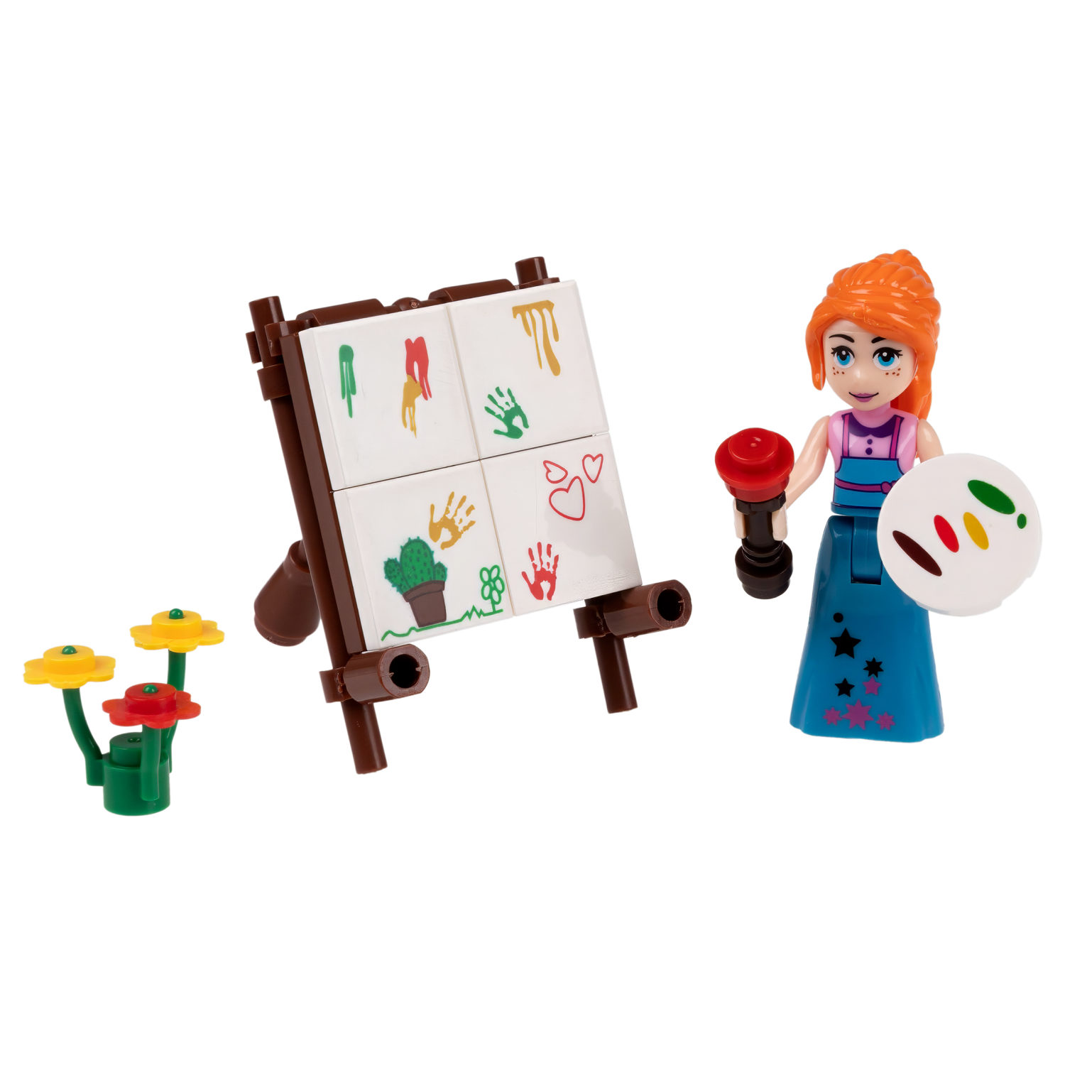 Конструктор 1TOY Blockformers "Веселые подружки", 6 видов