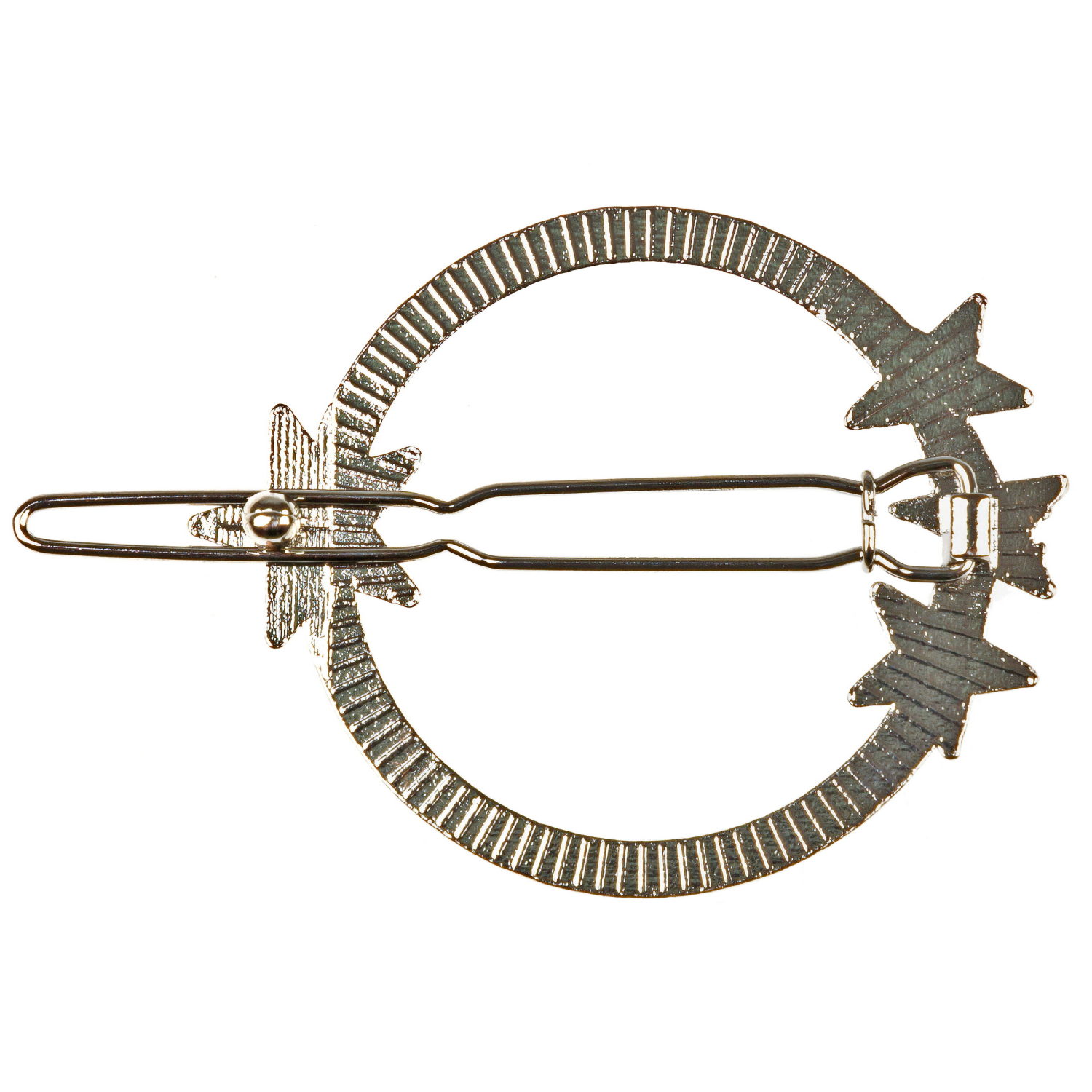 LUKKY Fashion заколка для волос Круг со звездочками, 1шт