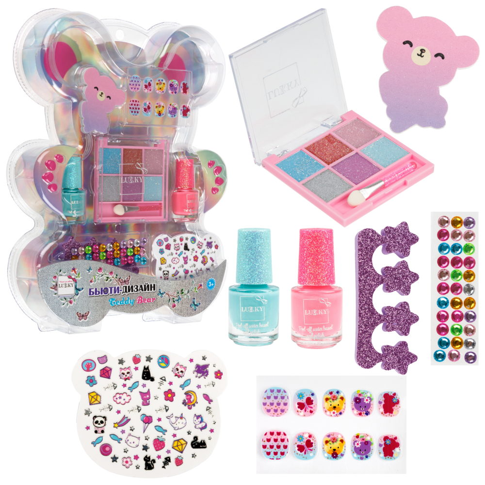 Набор детской декоративной косметики Lukky Бьюти Дизайн Teddy Bear