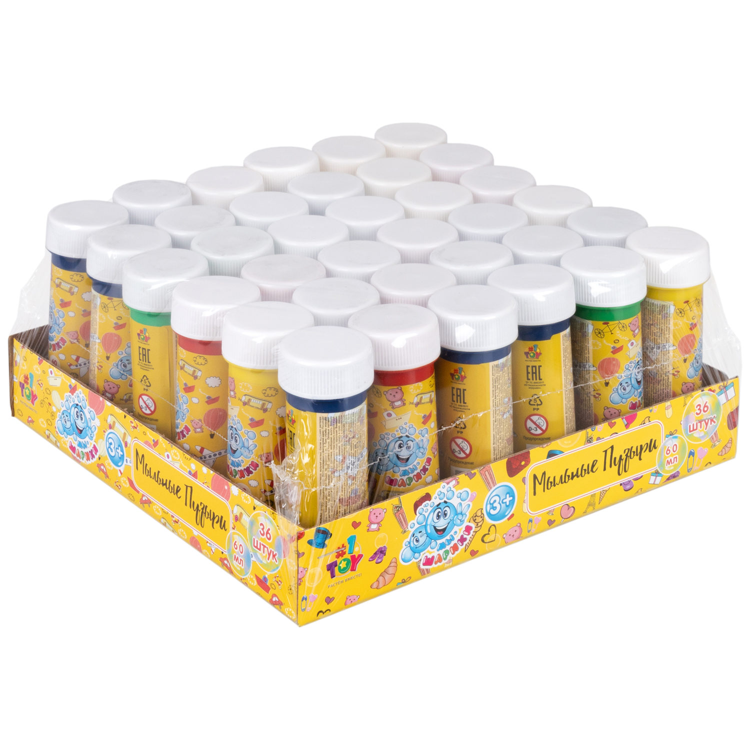 Мыльные пузыри 1TOY Мы-шарики!, 60 мл