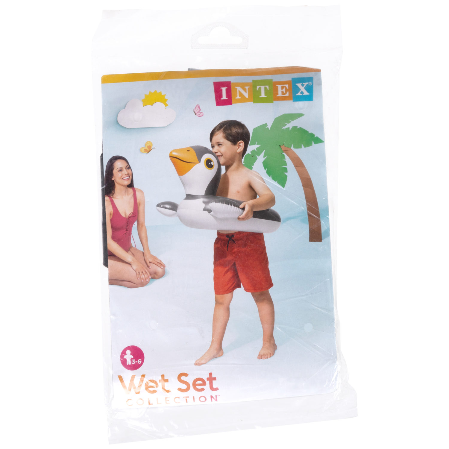 Круг для плавания детский Intex Водные птицы, 3 - 6 лет