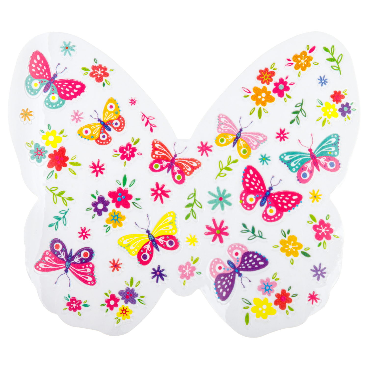 Lukky Angel наб.Бабочки для лапочки: лаки д. ногтей, смываемые водой, колечки и браслетик, акварельные переводные тату, самоклеящиеся накладные ногти,