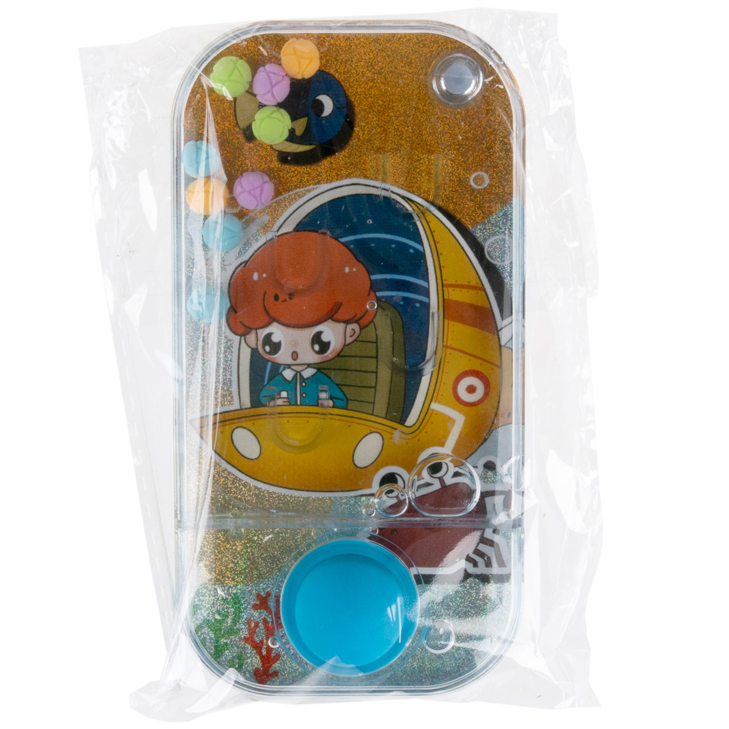 1TOY Игра с водой забрось мячики дайверы, 3 вида в асс. 11,5*6*2см, 24 шт в дисплей боксе