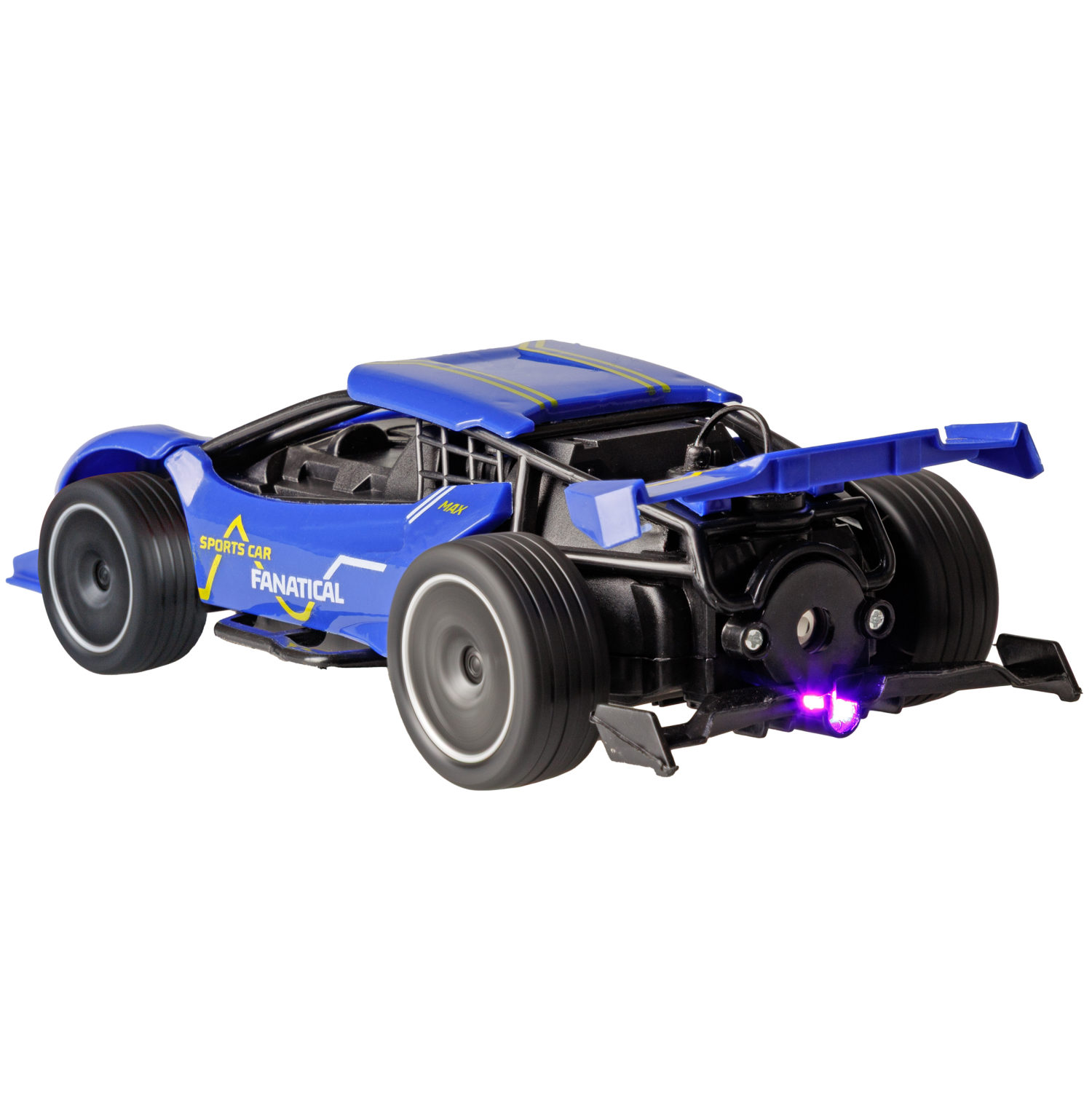Машинка на пульте управления с паром и светом 1TOY Драйв Спорткар, спортивная, гоночная игрушечная машина