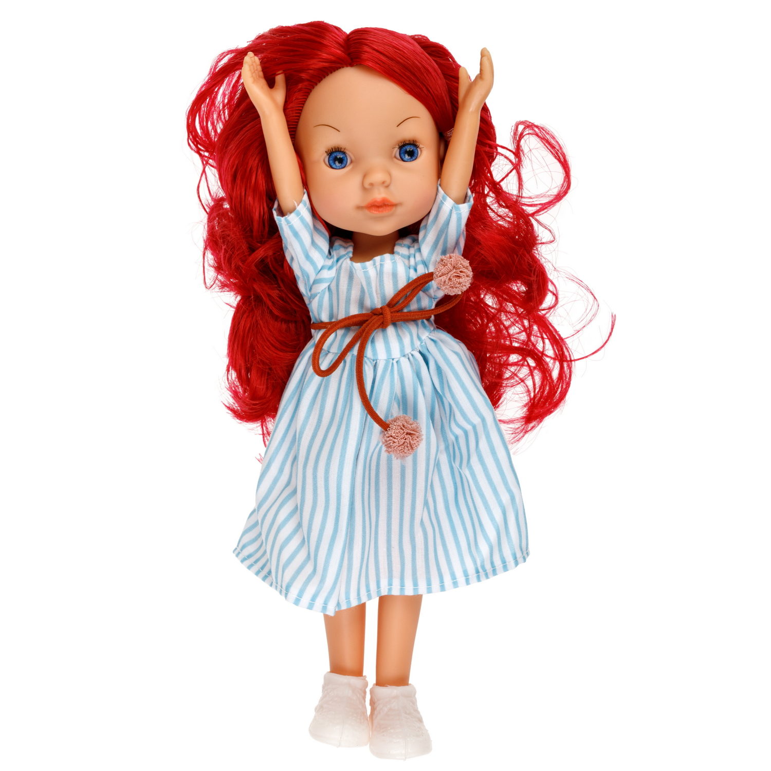 Кукла для девочки 1TOY Alisa испанский стиль, с длинными волосами, маленькая, 23 см