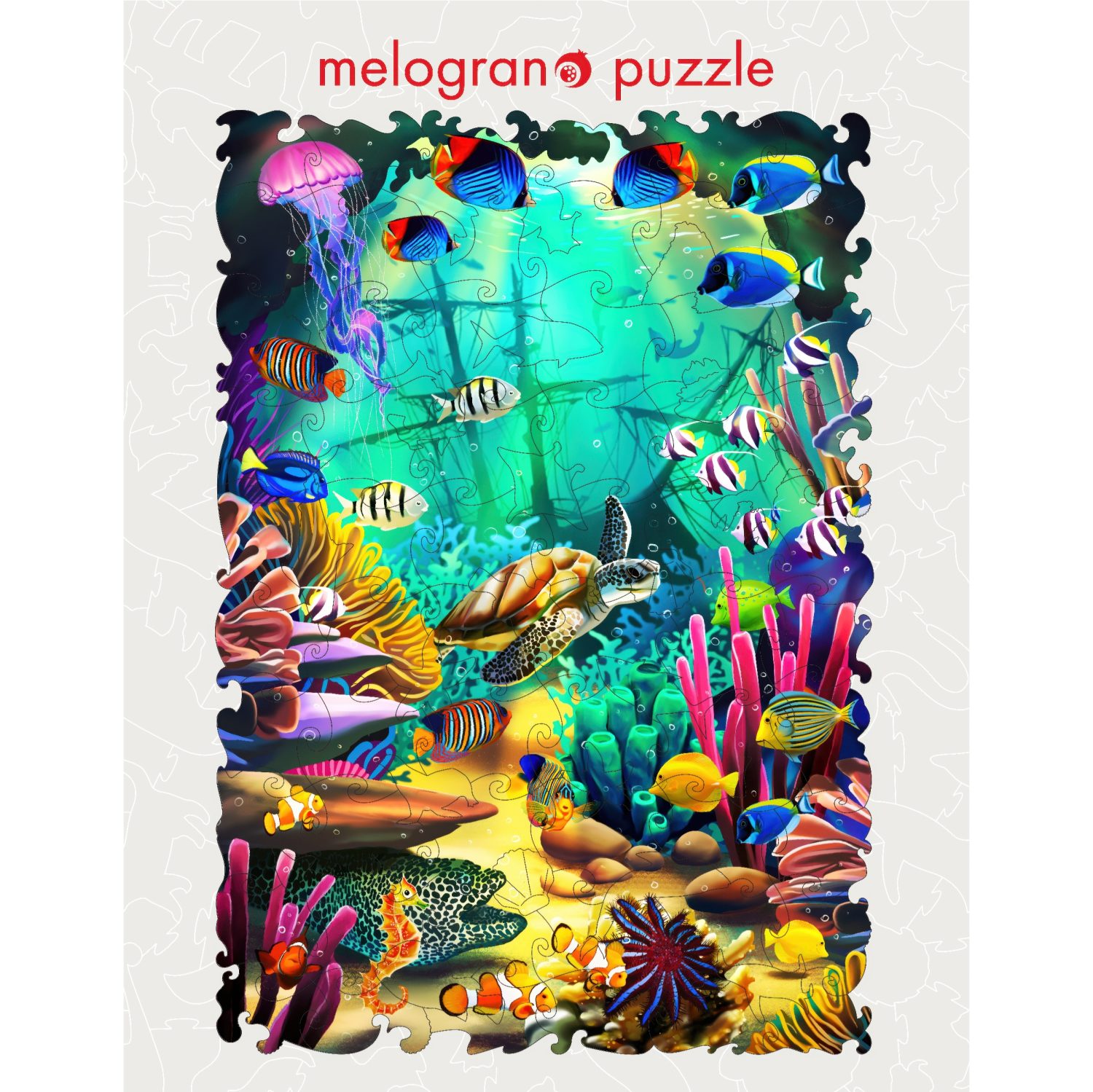 Деревянные пазлы Collection Океан,  82 деталей