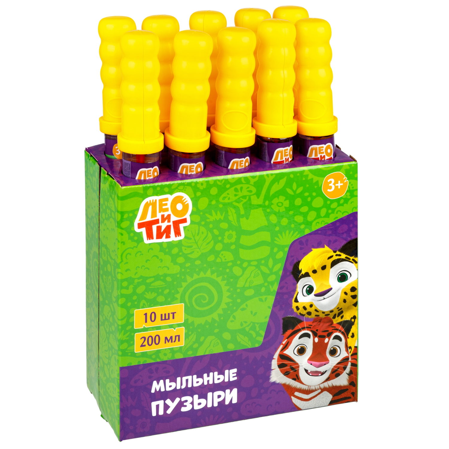 1TOY Лео и Тиг, мыльные пузыри, 200 мл
