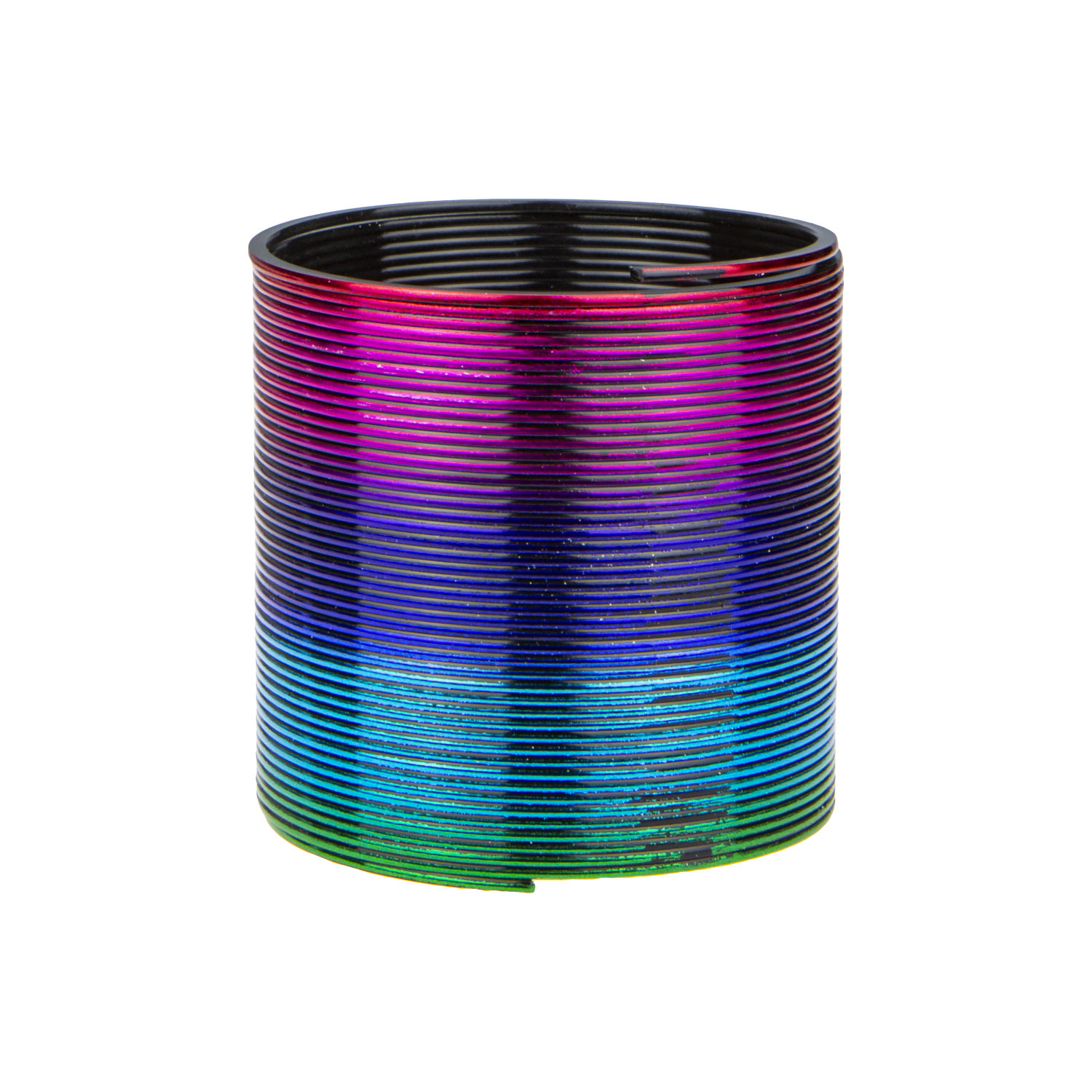 1toy пружинка Радуга-Дуга металлик пятнист. 6,3*6,5см.в пак.16*6*18см