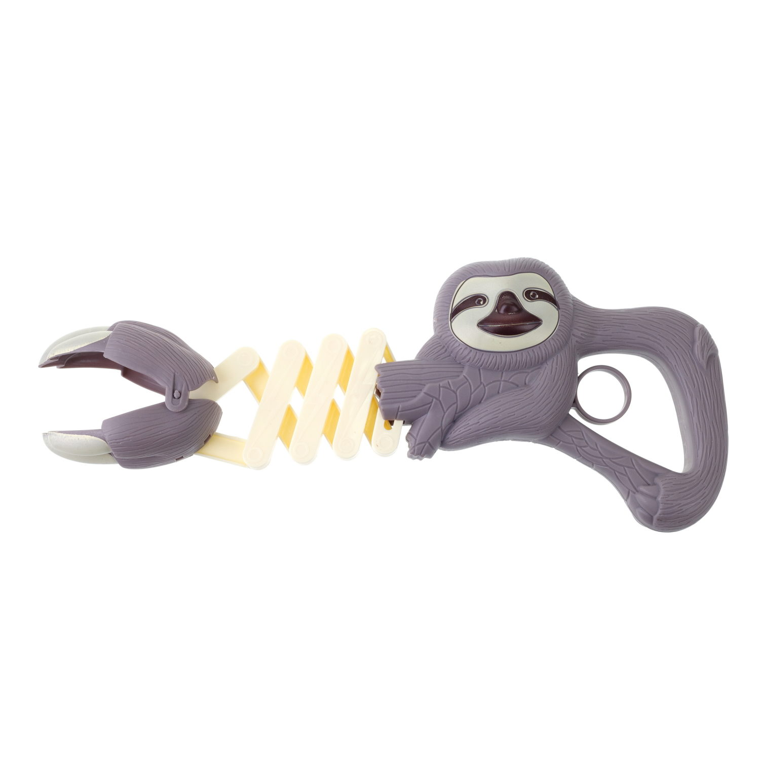 1TOY Хваталка в виде головы животного 24 см., 8 видов в ассорт., бирка, сетка