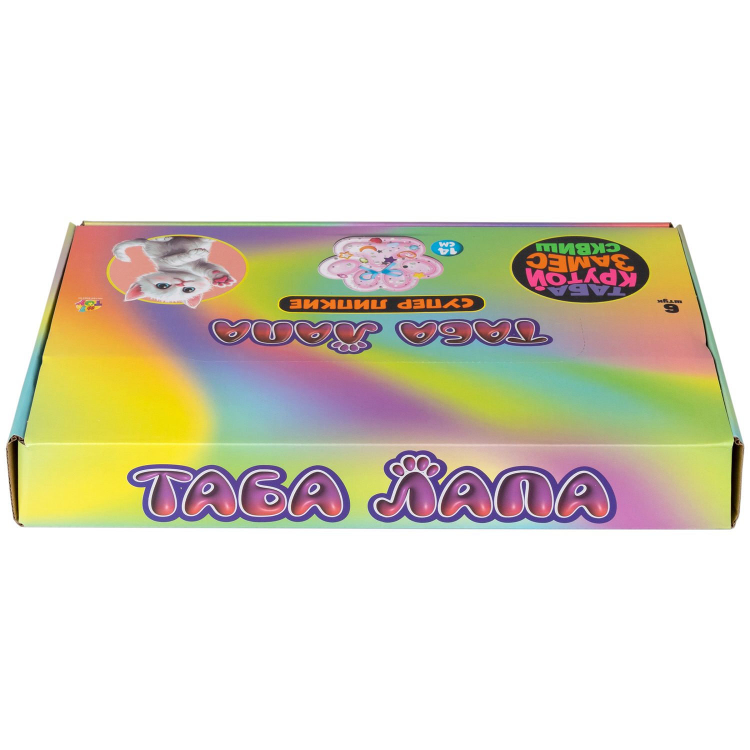 Таба лапа цветная 1TOY Крутой замес, большая, 14х3,5 см, в ассортименте