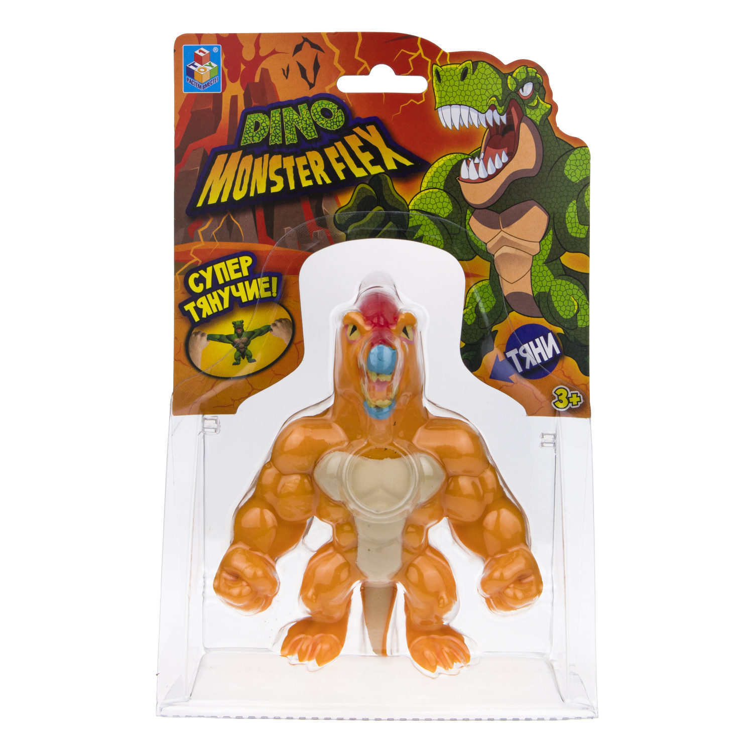 1TOY MONSTER FLEX DINO, тянущиеся фигурки 14см, 14 видов в ассортименте