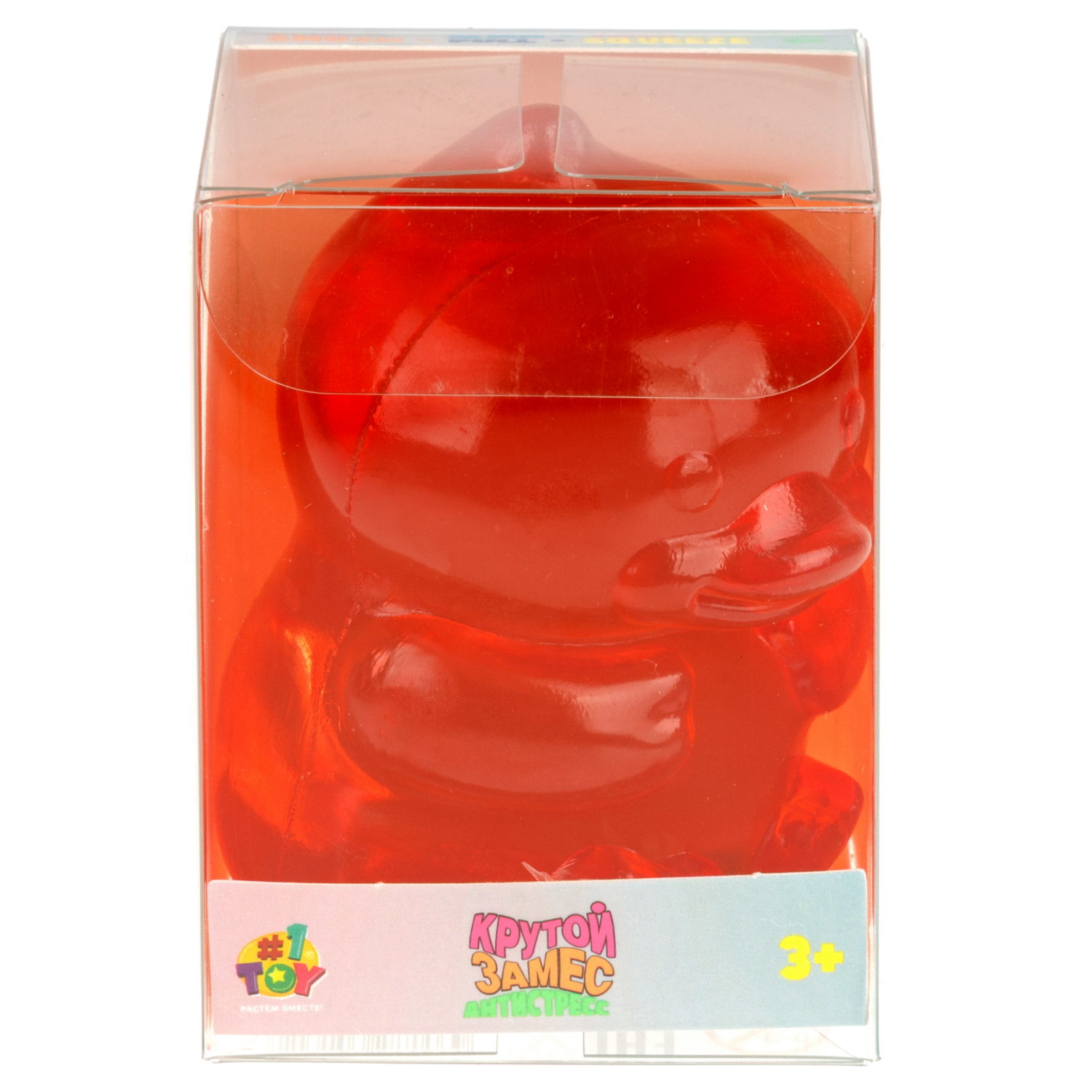 Игрушка-антистресс 1TOY Крутой замес Супергель Утка, 8х5х5 см, в ассортименте