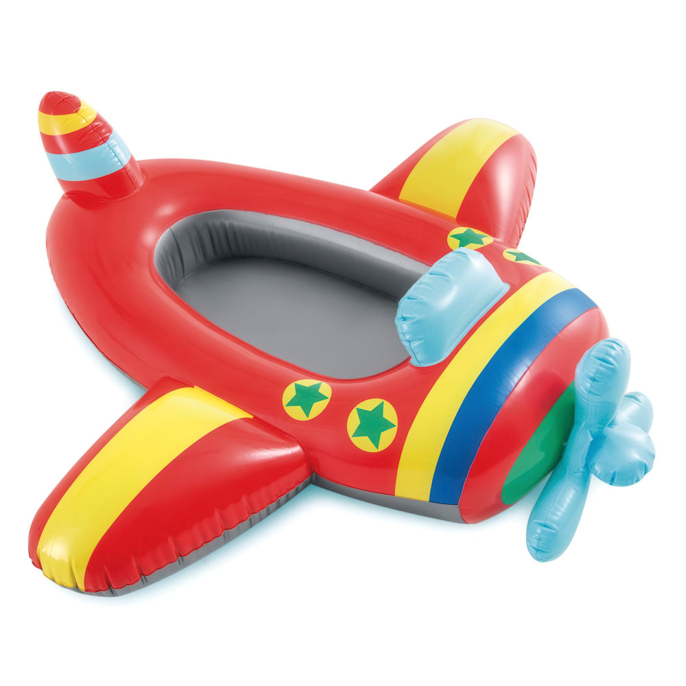 Лодка детская надувная Intex Pool Cruisers Самолет, 3-6 лет 