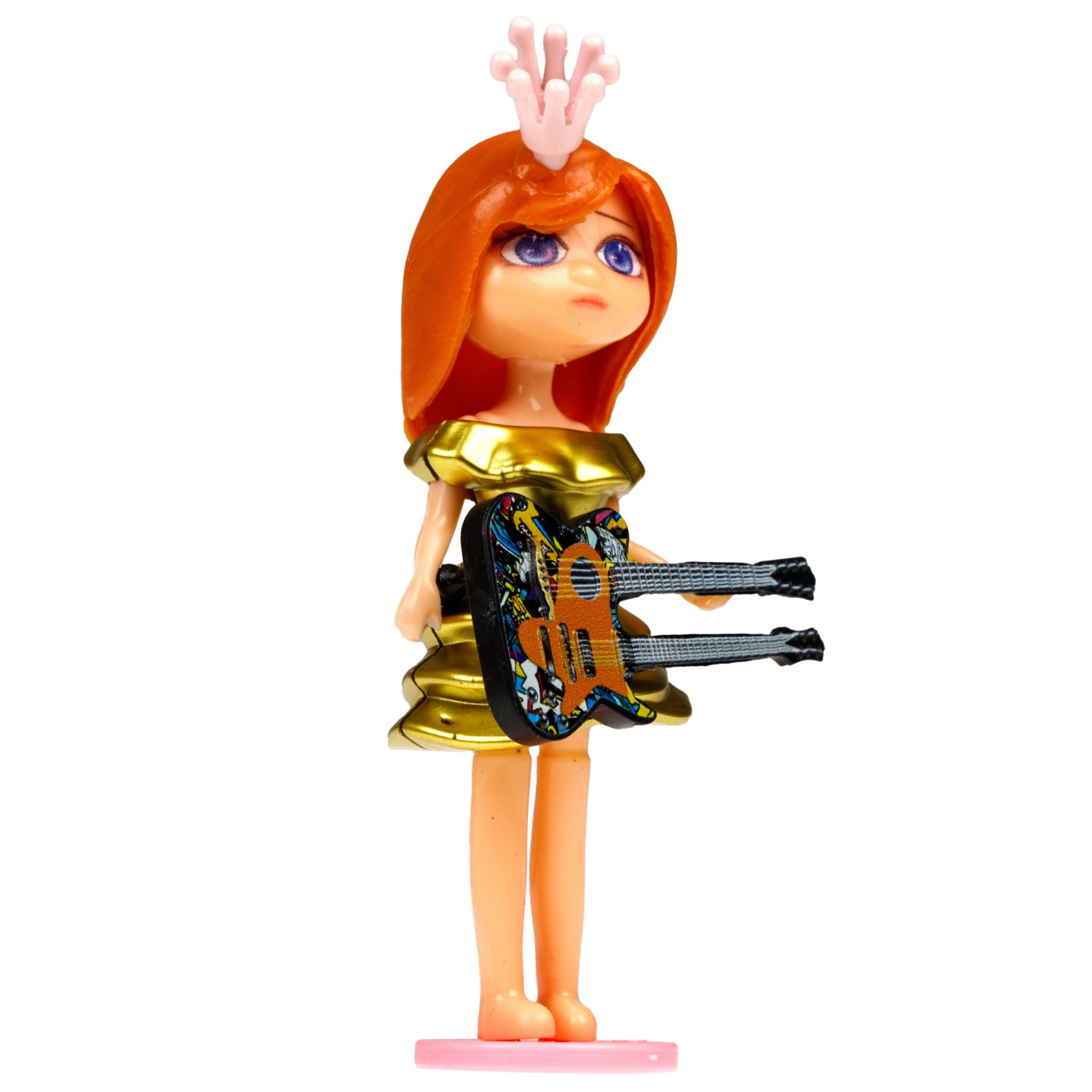 Кукла 1TOY K-POP Girls band с музыкальными инструментами, 30 видов в ассортименте
